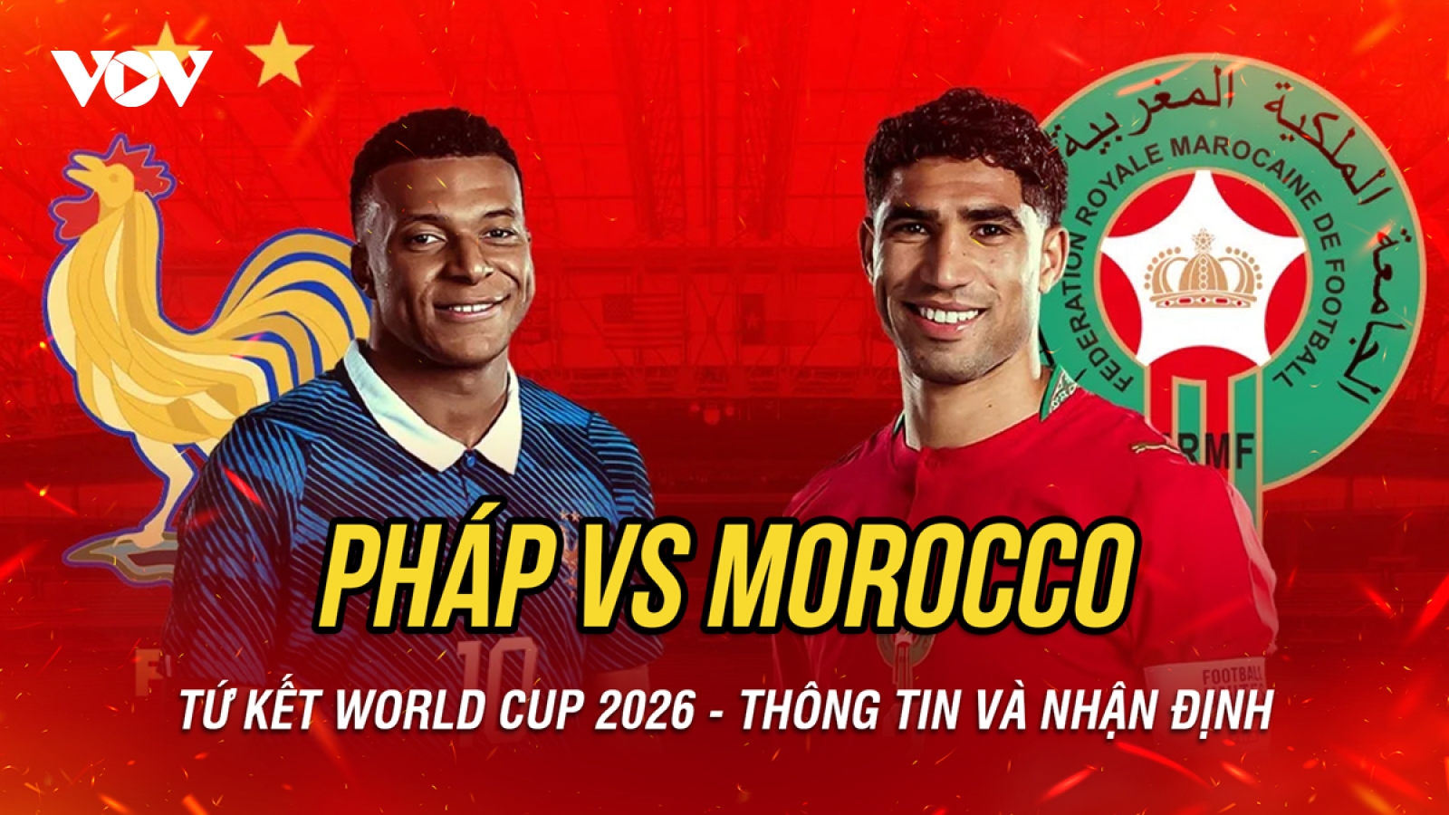 Nhận định Pháp vs Morocco tứ kết World Cup 2026: Khó cho đại diện châu Phi