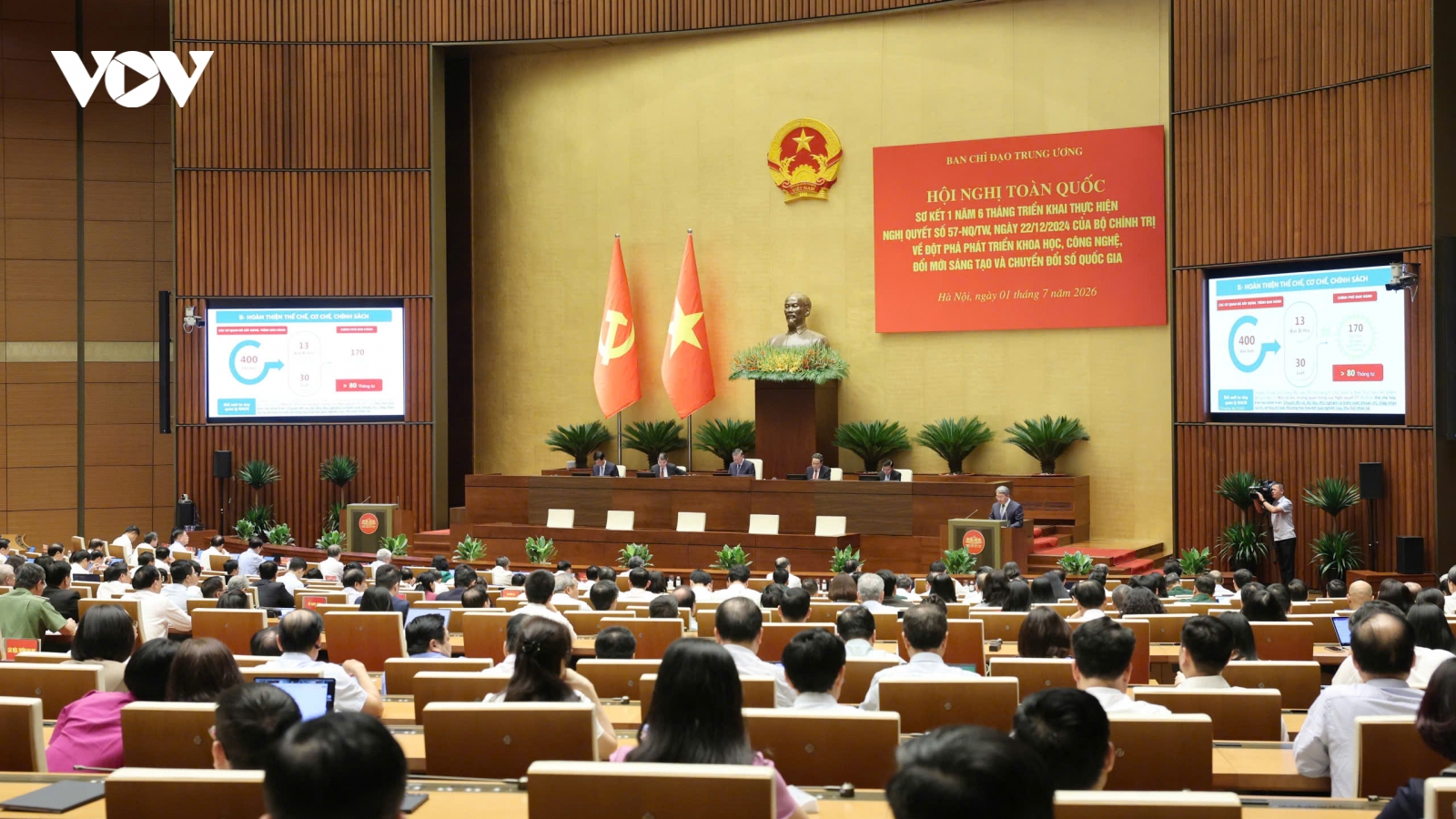 Sơ kết thực hiện Nghị quyết số 57: Kinh tế số đạt 14% GDP, hơn 84% nhiệm vụ hoàn thành đúng hạn
