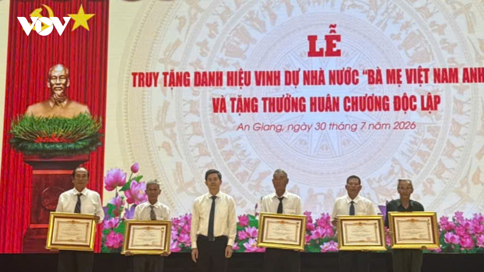 An Giang: 5 bà mẹ được truy tặng danh hiệu Bà mẹ Việt Nam anh hùng