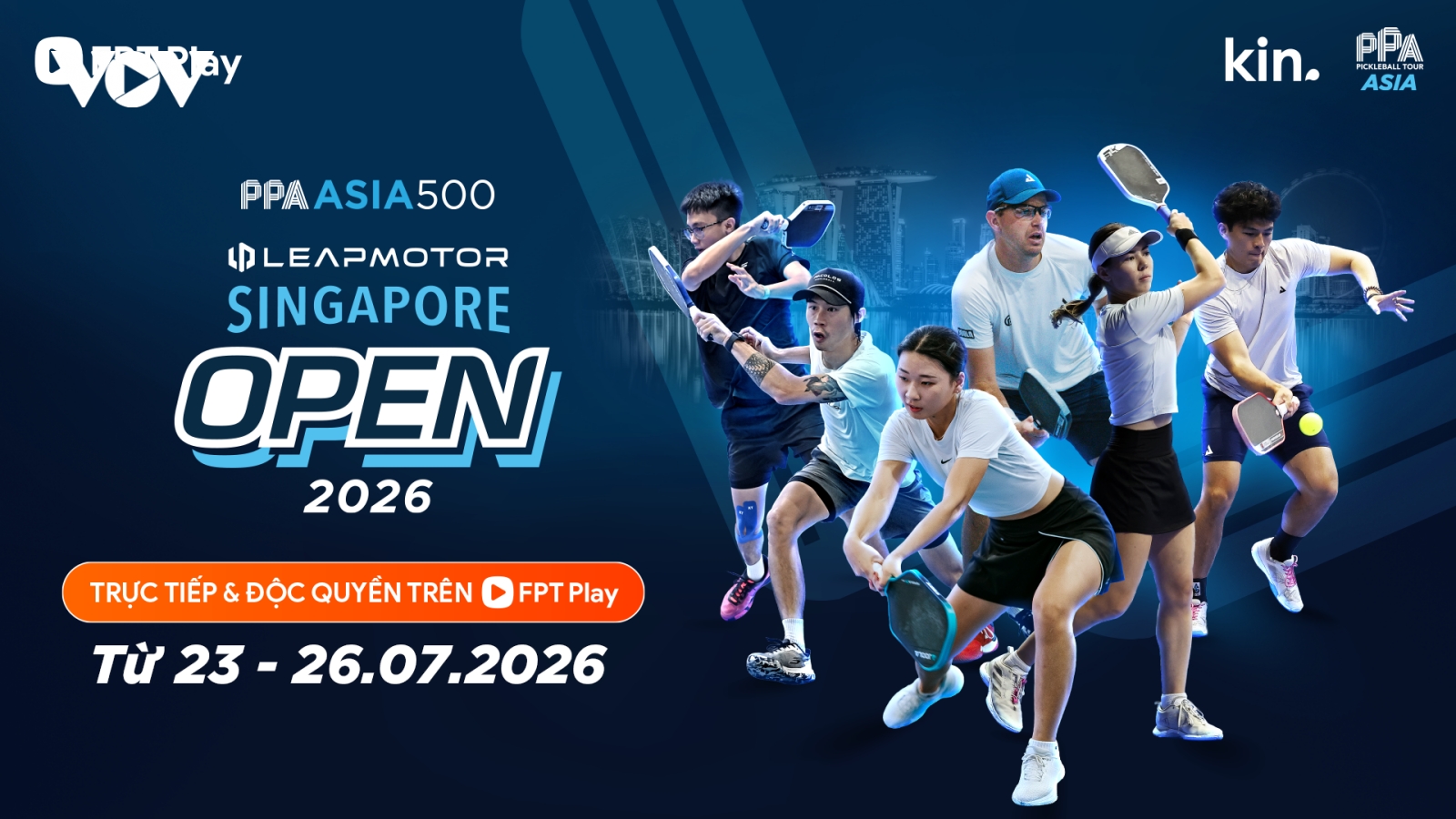 PPA Tour Asia đến Singapore với chặng đua 500 điểm hấp dẫn