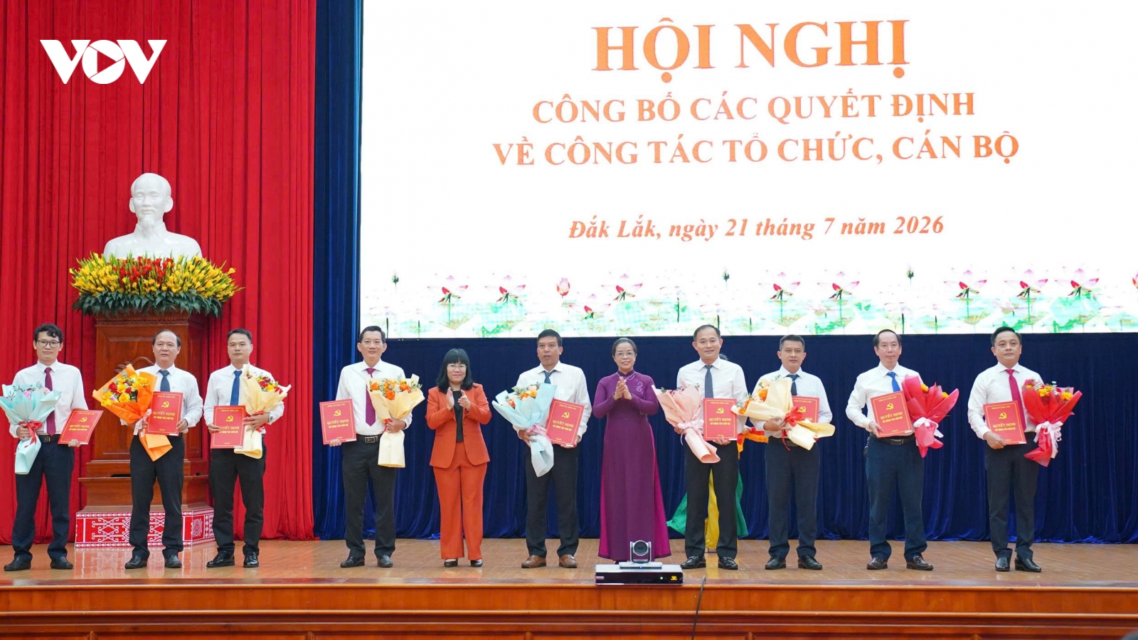Đắk Lắk công bố các quyết định về công tác cán bộ