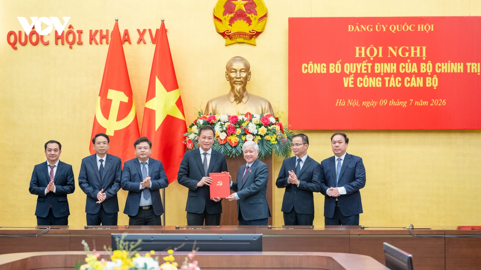 Bộ Chính trị chỉ định Ủy ban Kiểm tra Đảng ủy Quốc hội nhiệm kỳ 2025 - 2030