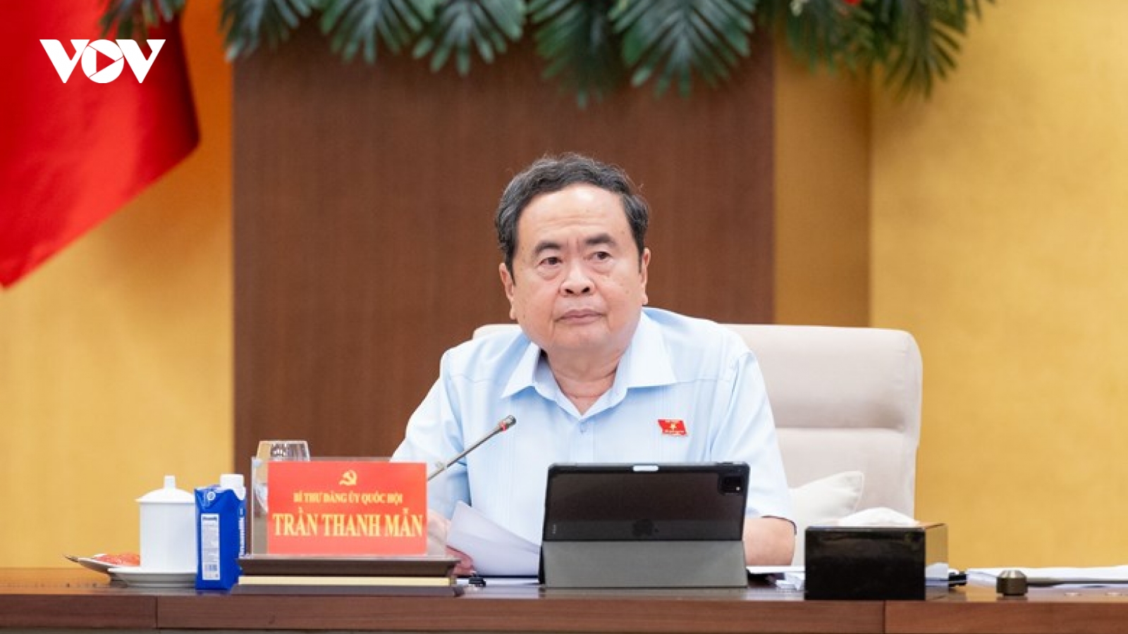 Chủ tịch Quốc hội chủ trì hội nghị về sắp xếp bộ máy, công tác cán bộ