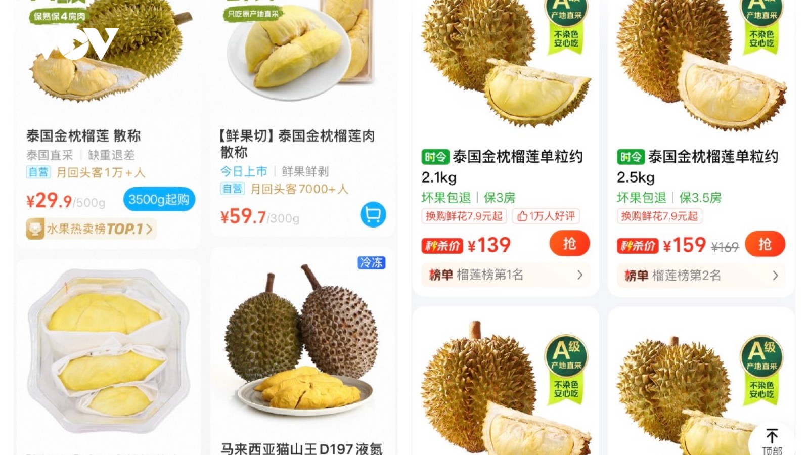 Trung Quốc nhập khẩu gần 1,87 triệu tấn sầu riêng trong năm 2025