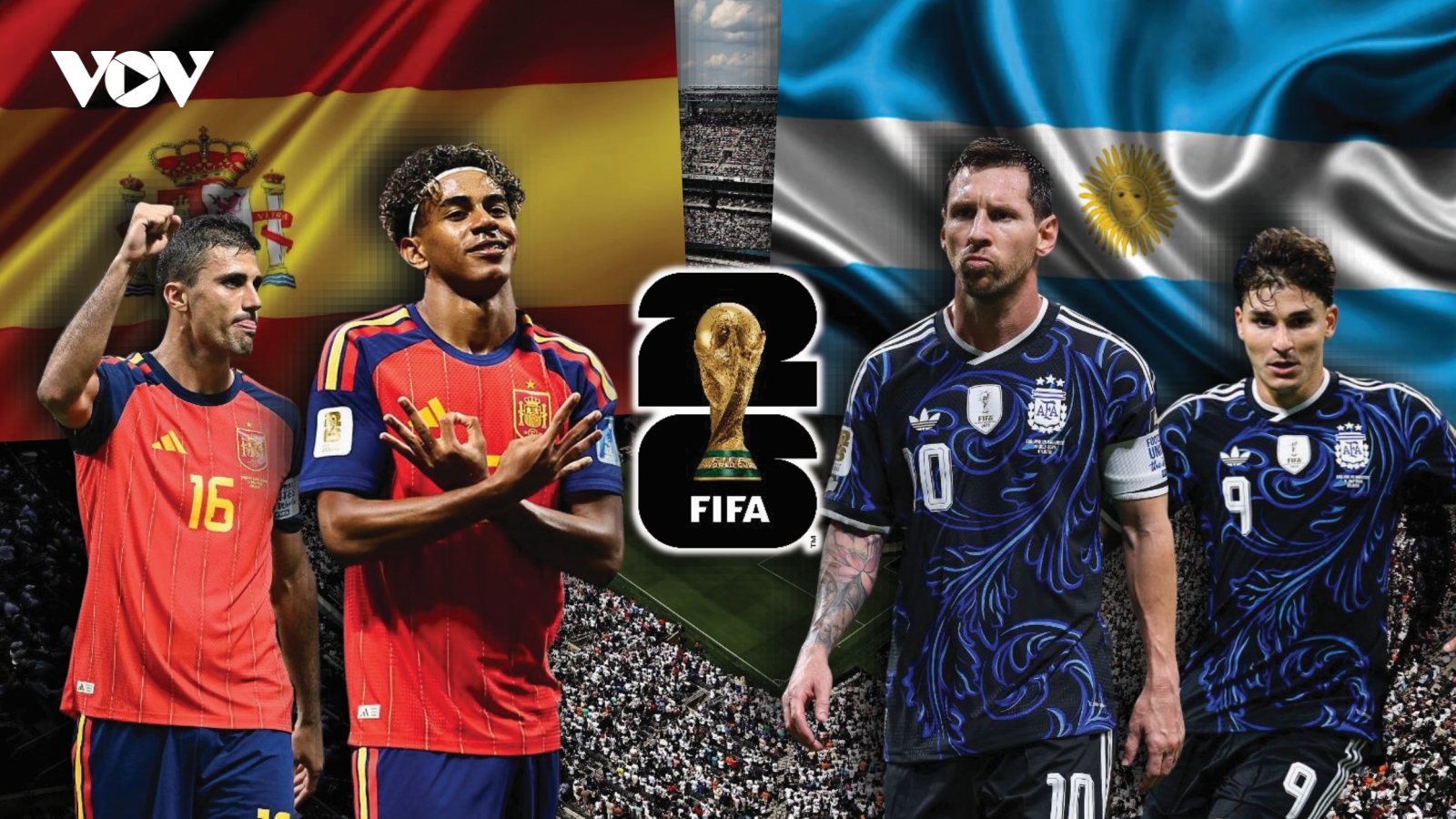 Dự đoán kết quả và đội hình ra sân trận Tây Ban Nha vs Argentina World Cup 2026