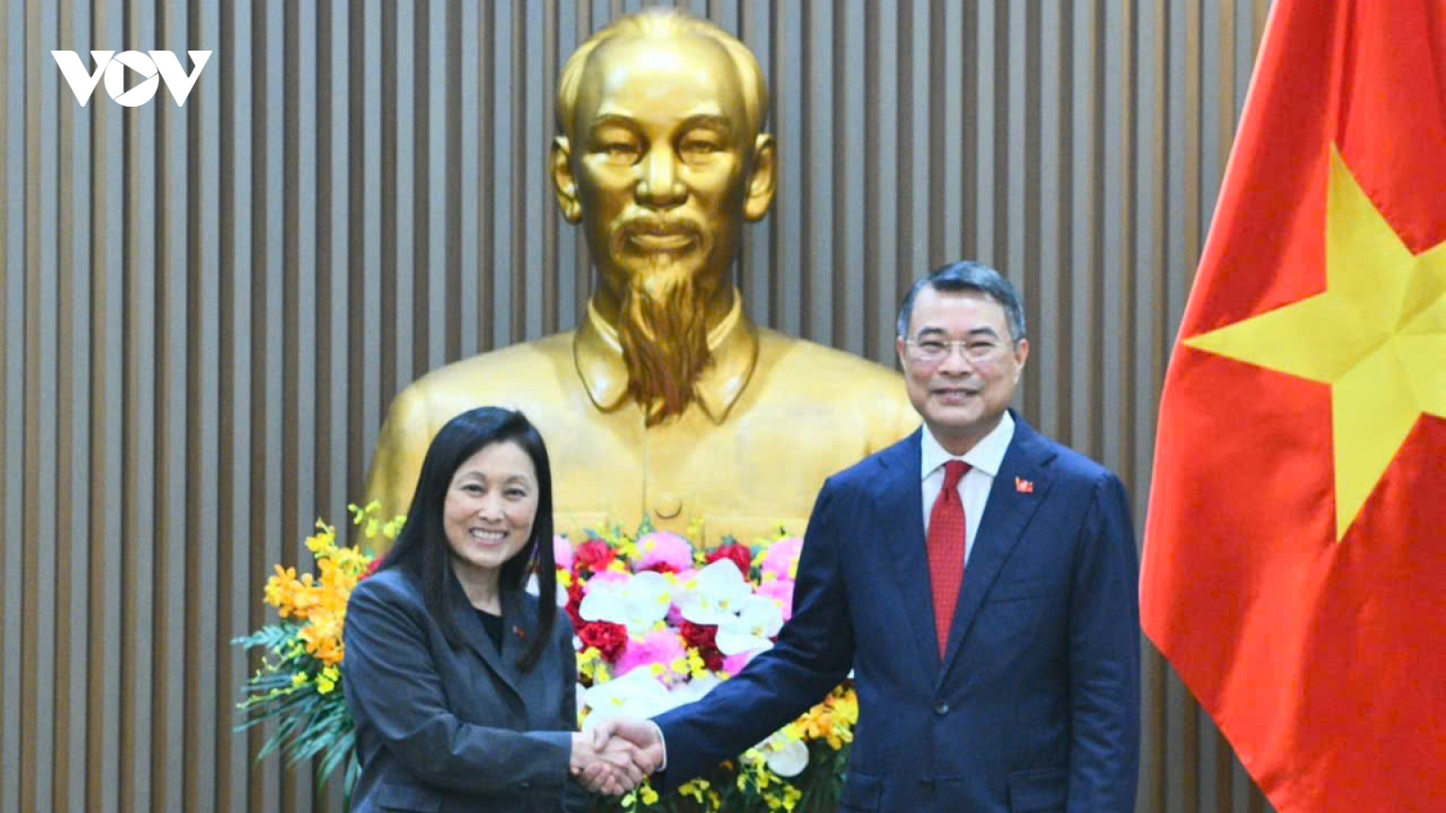 Thủ tướng Lê Minh Hưng tiếp Đại sứ Hoa Kỳ tại Việt Nam Jennifer Wicks