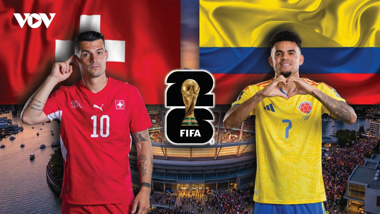 Dự đoán kết quả và đội hình ra sân trận Thụy Sĩ vs Colombia World Cup 2026