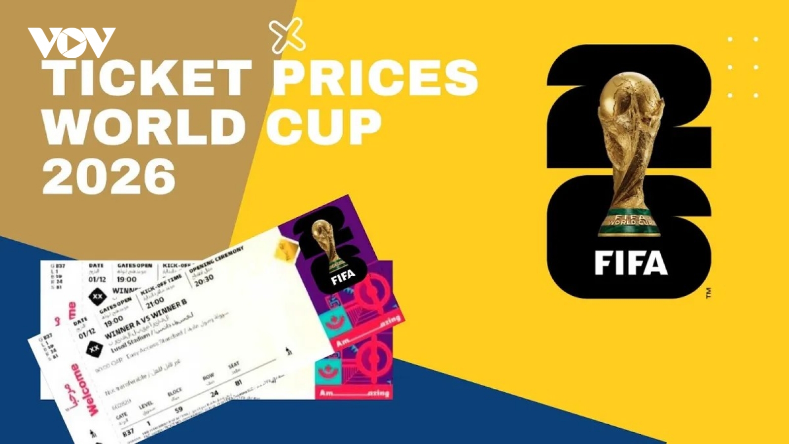 Vé chung kết World Cup 2026 được rao bán với giá gần 11,5 triệu USD