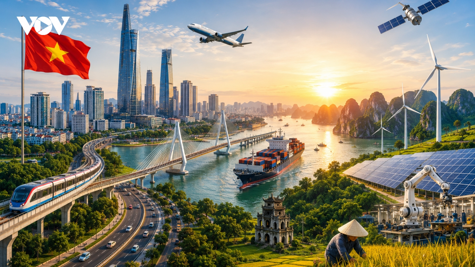 Việt Nam đặt mục tiêu đến năm 2045 kinh tế số chiếm tối thiểu 50% GDP