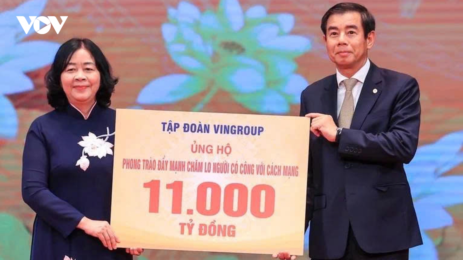 Vingroup ủng hộ 11.000 tỷ đồng tri ân người có công với cách mạng