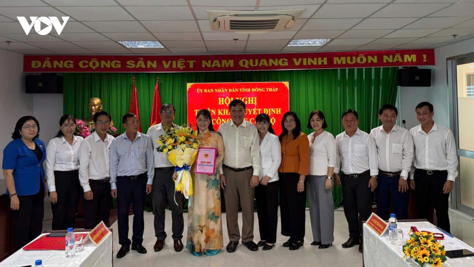 Đồng Tháp bổ nhiệm nhiều cán bộ giữ chức giám đốc sở