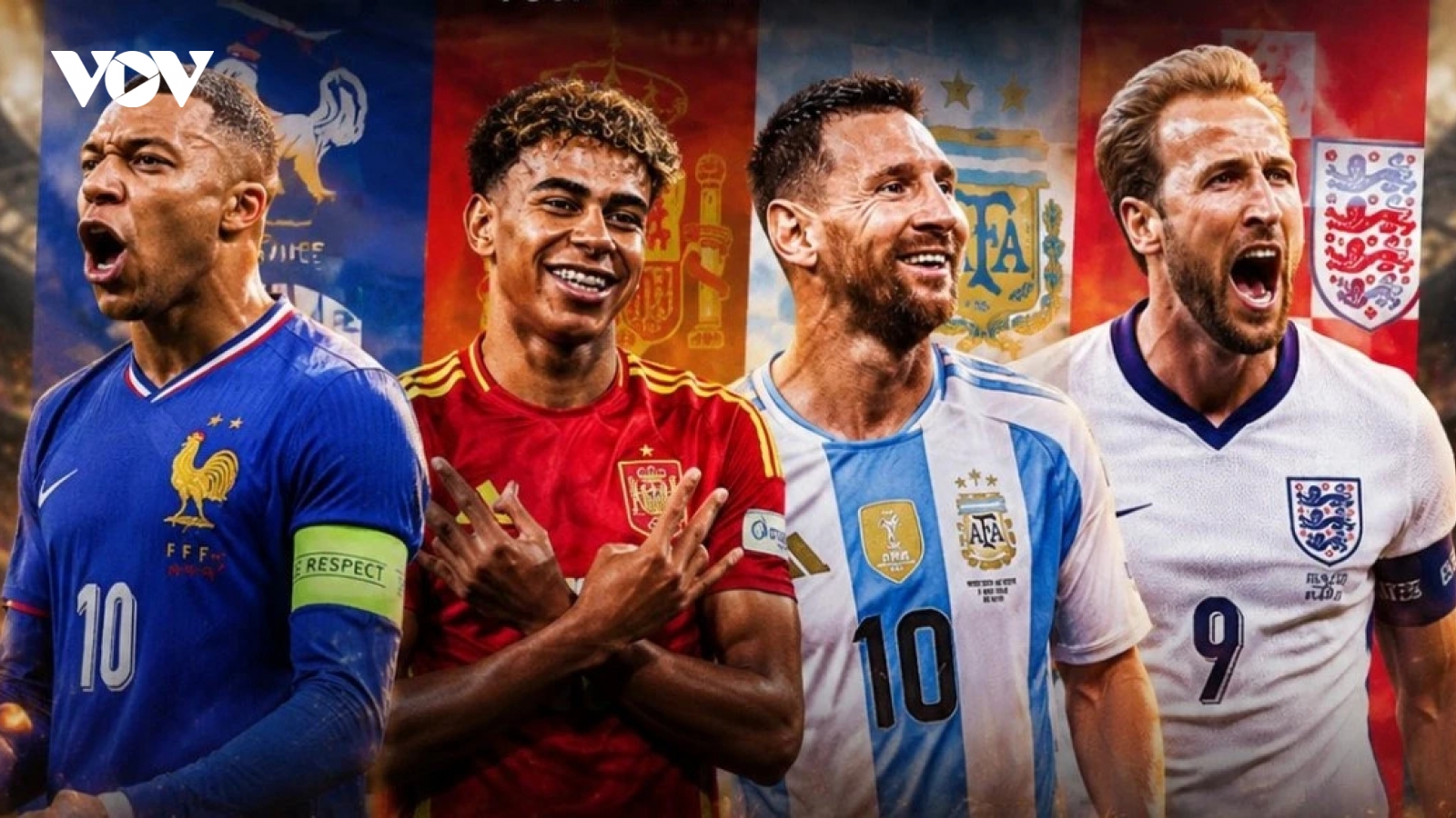 So sánh cơ hội vô địch của 4 đội bóng lọt vào bán kết World Cup 2026