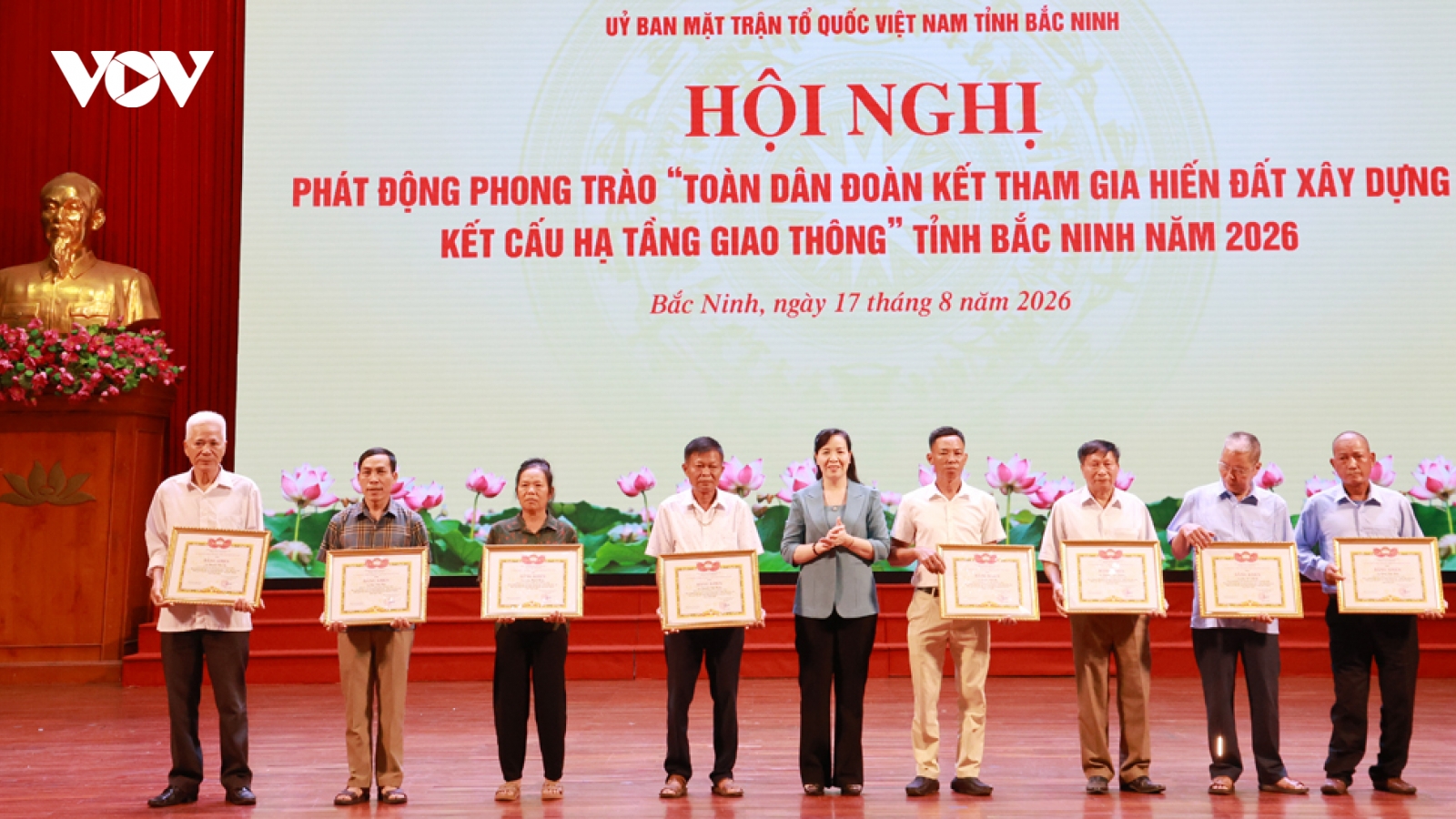 Bắc Ninh phát động phong trào hiến đất, chung sức làm đường