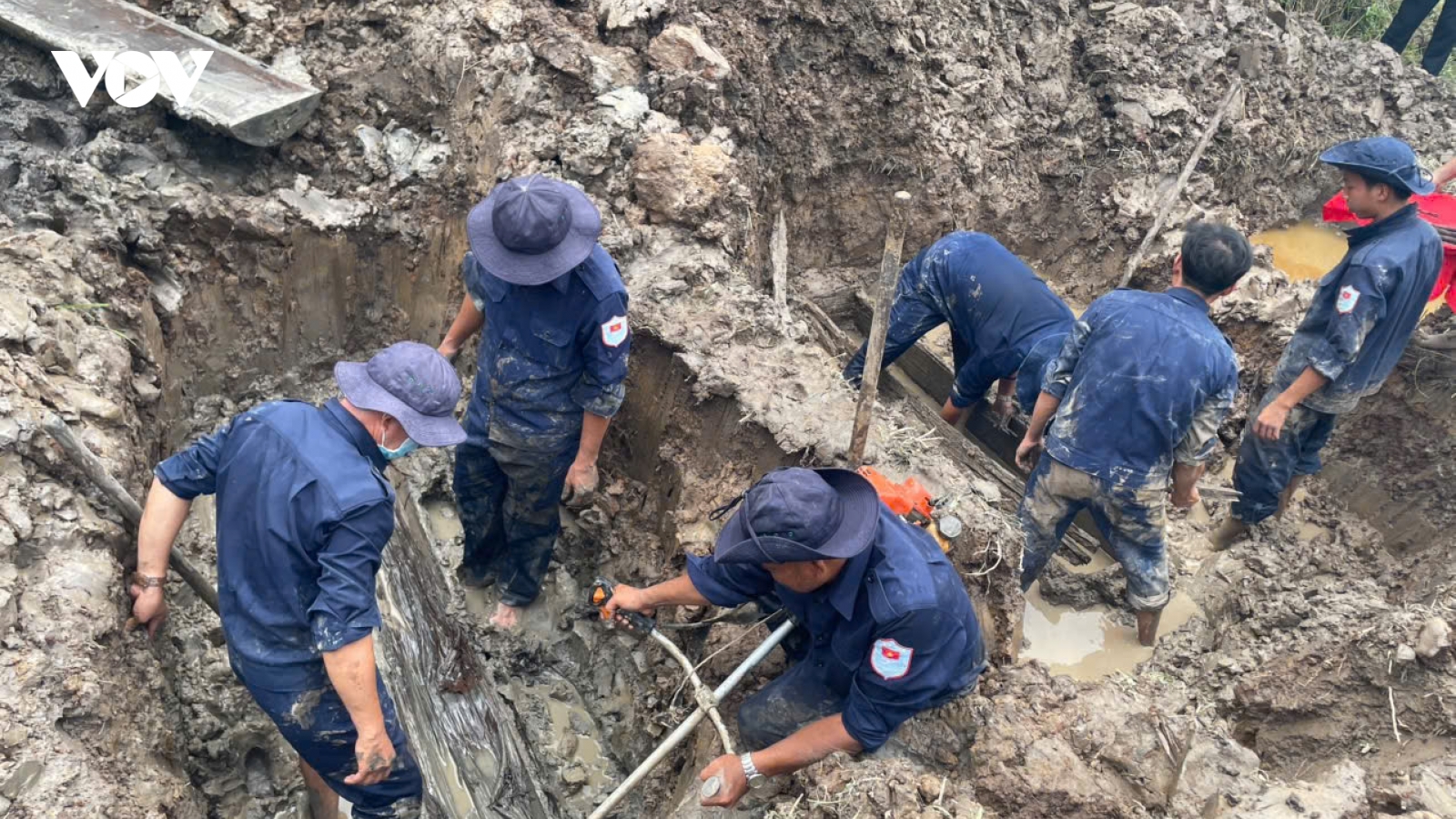 An Giang: Đội K92 cất bốc được 3 hài cốt liệt sĩ tại xã Vĩnh Tuy