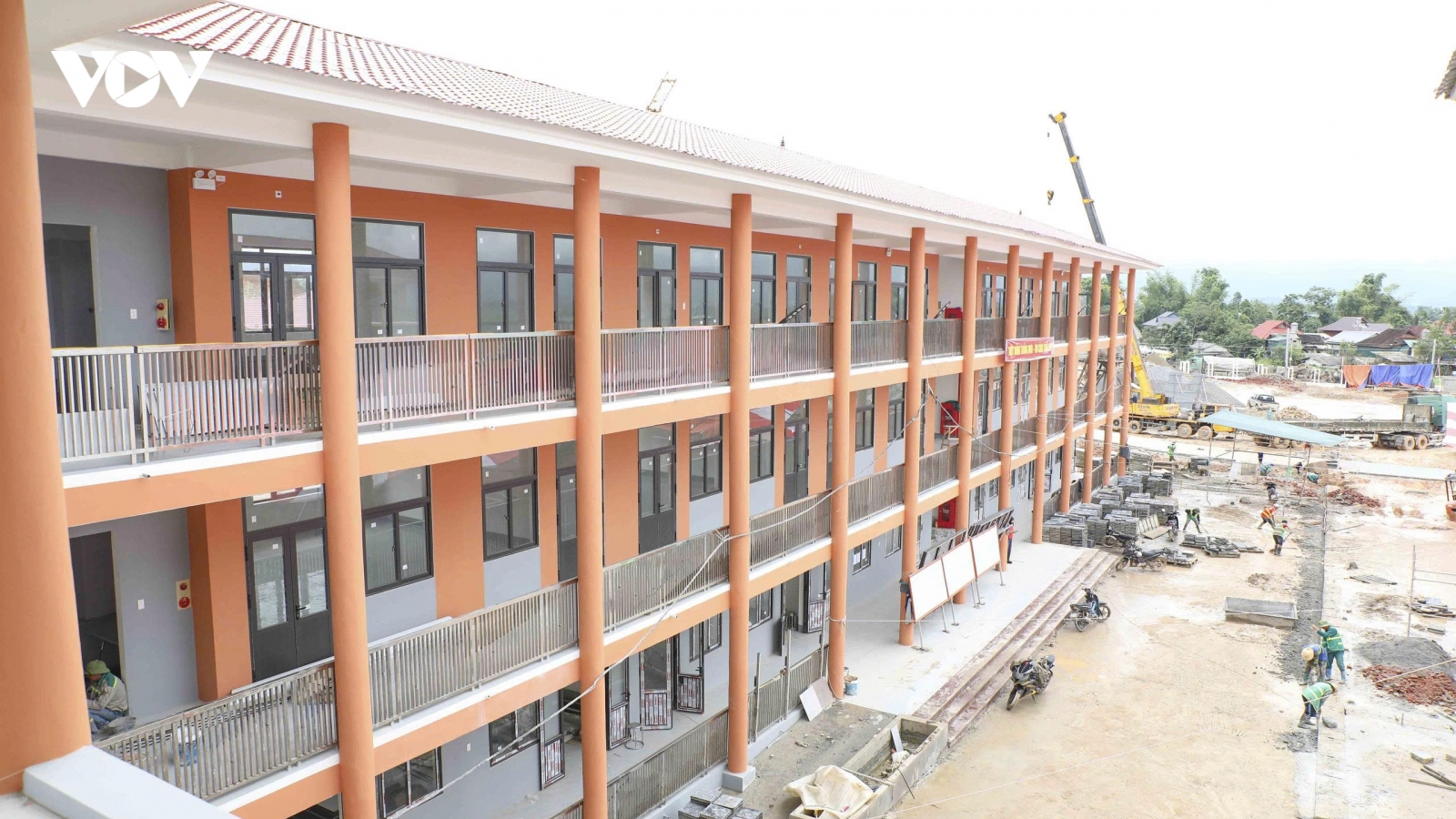 9 trường nội trú liên cấp đang dần hiện hữu tại các xã biên giới Điện Biên