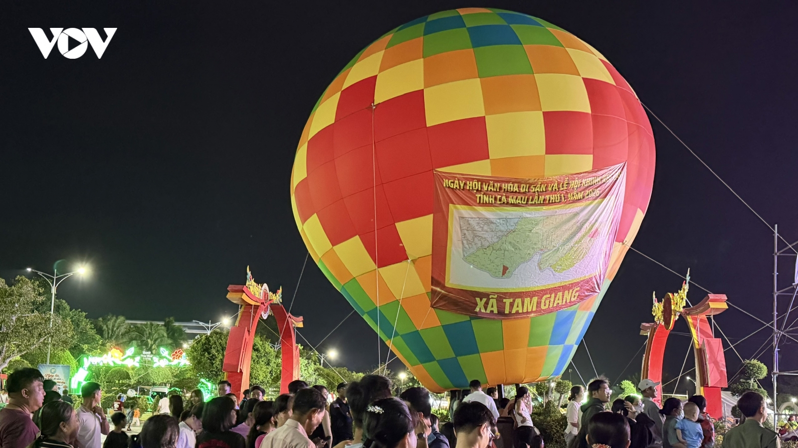 Cà Mau: Ra mắt quả khinh khí cầu du lịch lớn nhất Việt Nam