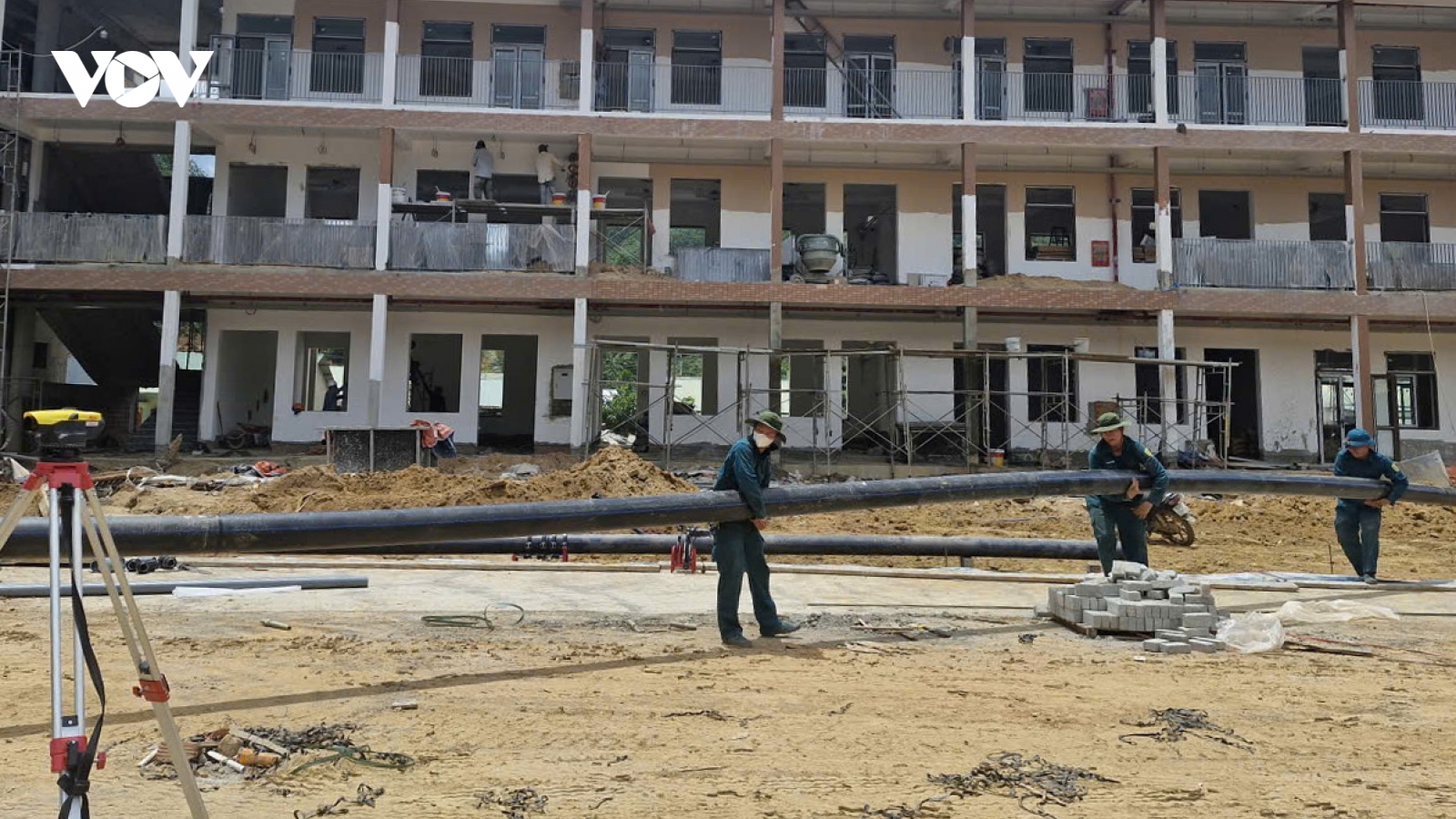 Đẩy nhanh tiến độ trường nội trú biên giới Đà Nẵng, sẵn sàng đón năm học mới