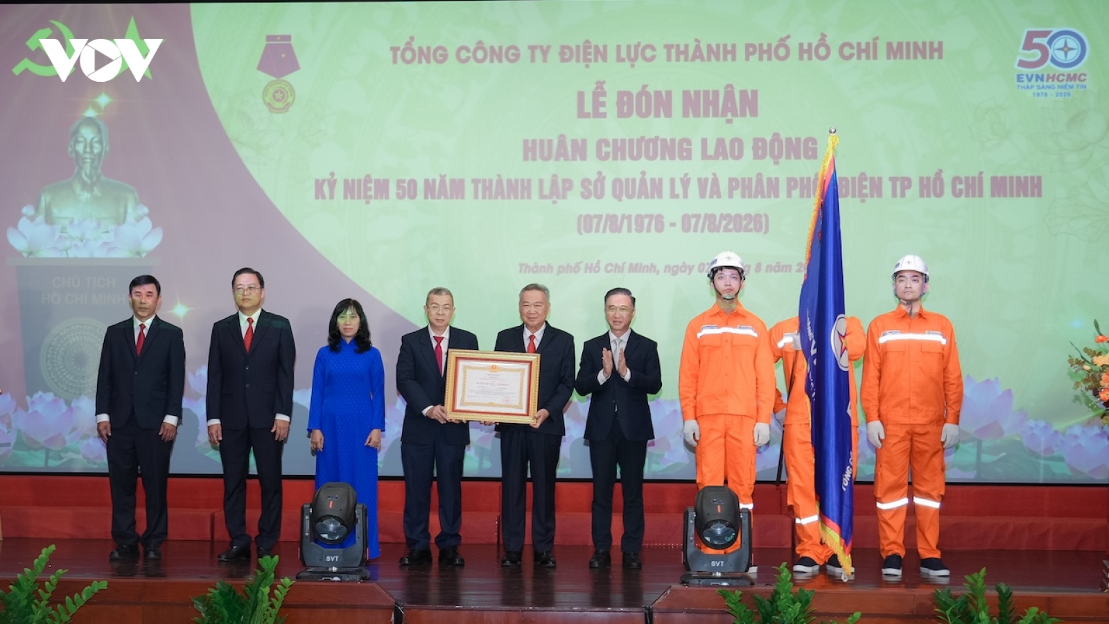 EVNHCMC kỷ niệm 50 năm thành lập và đón nhận Huân chương Lao động Hạng 3