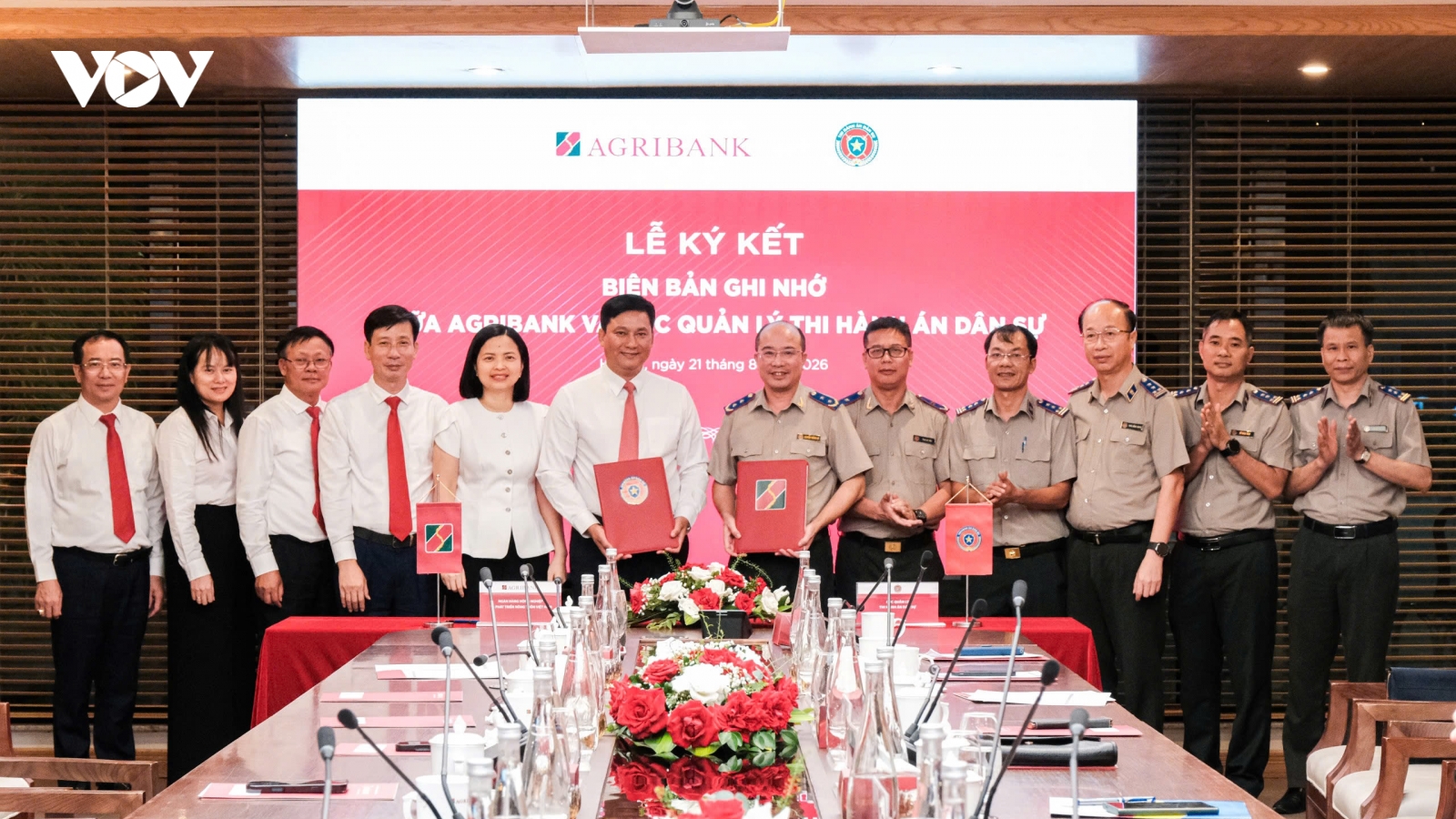 Agribank và Cục Quản lý Thi hành án dân sự ký Biên bản ghi nhớ hợp tác