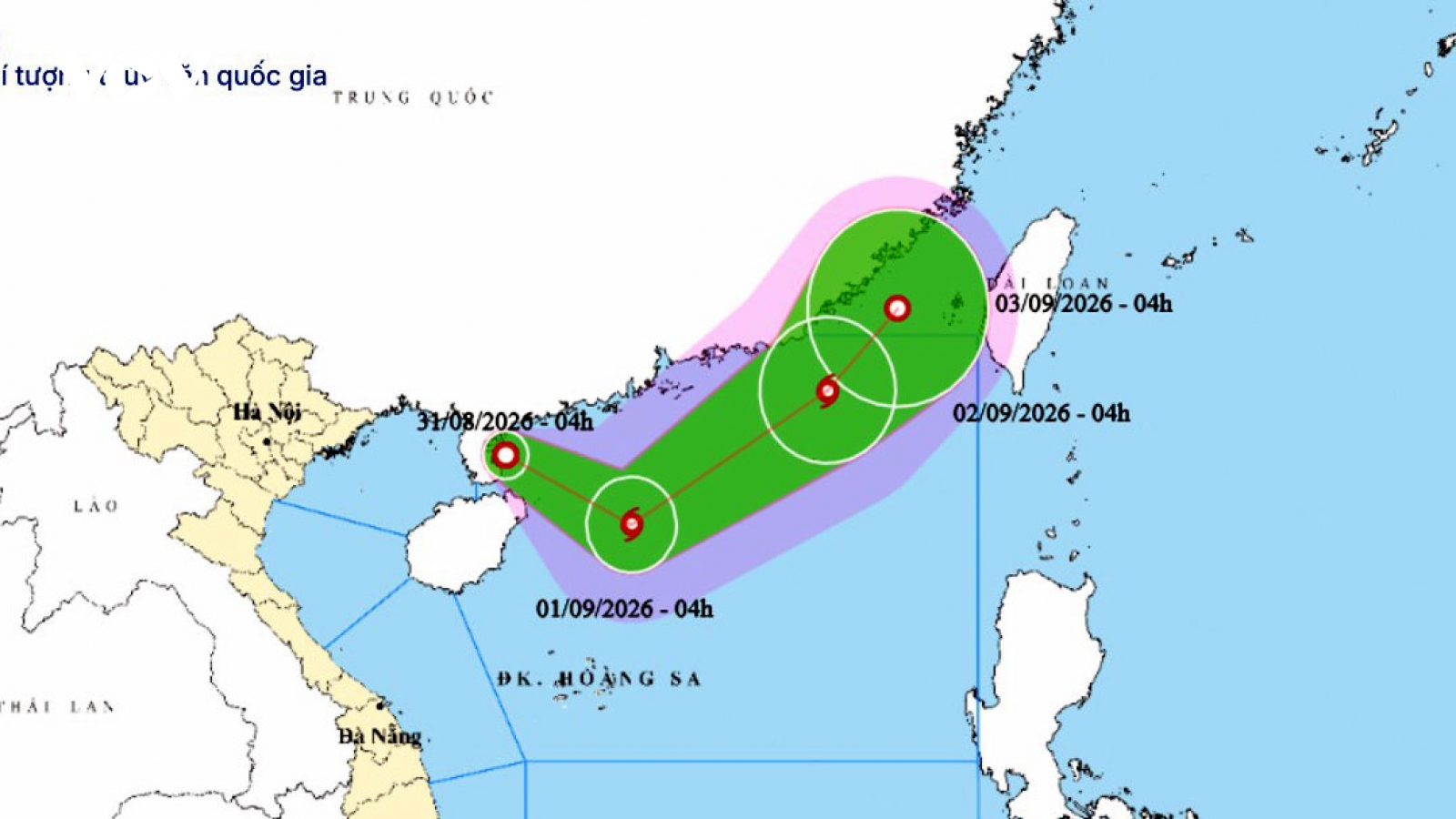 Lại xuất hiện áp thấp nhiệt đới trên Biển Đông