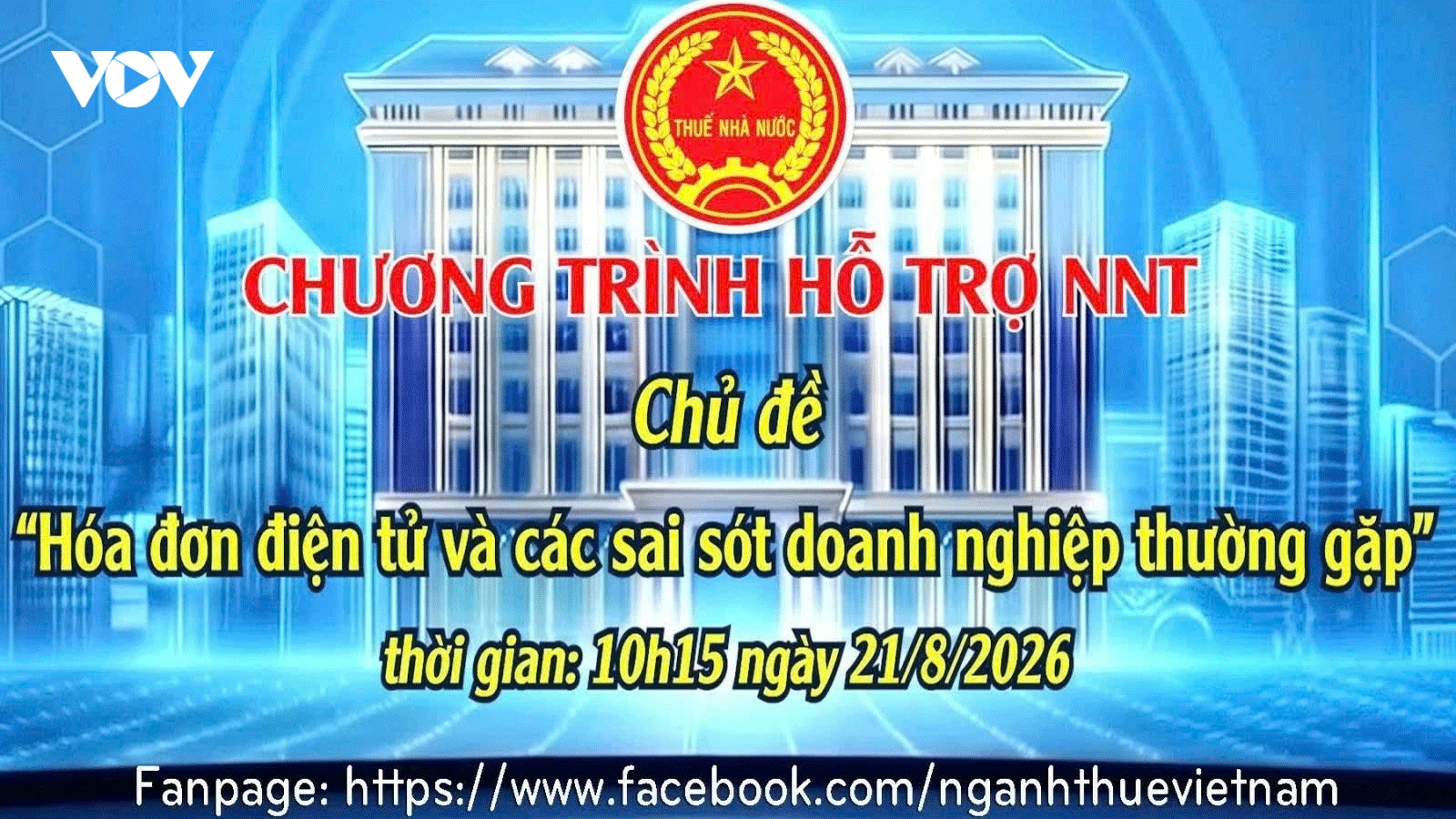 Cục Thuế triển khai livestream đồng hành cùng doanh nghiệp, hộ, cá nhân kinh doanh