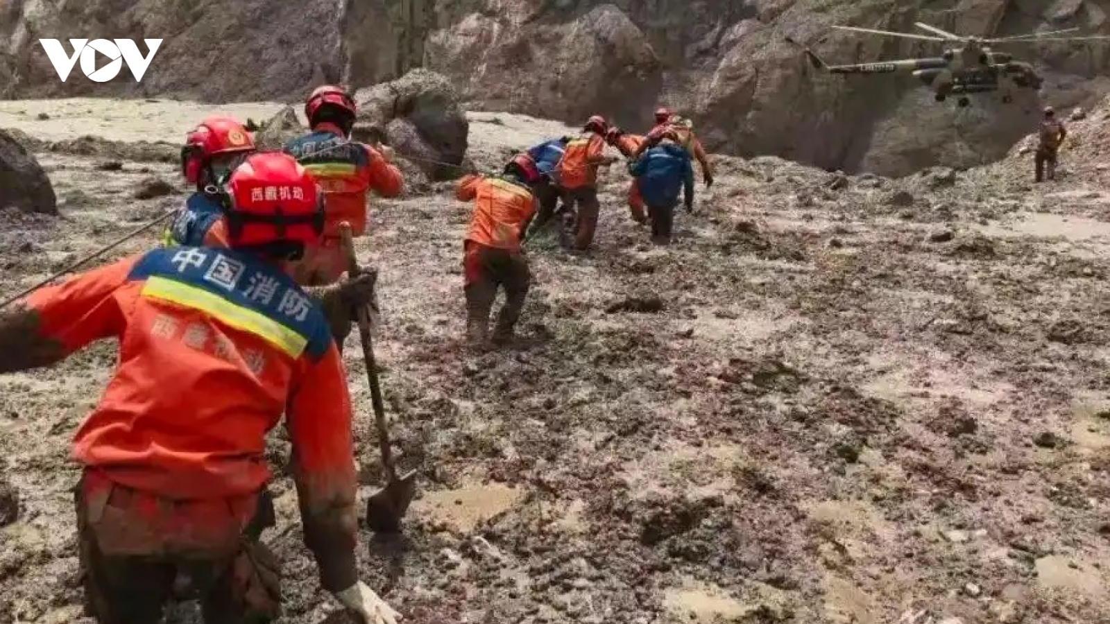 Trung Quốc: Nguy cơ vỡ hoàn toàn hồ chắn ở Tây Tạng là thấp
