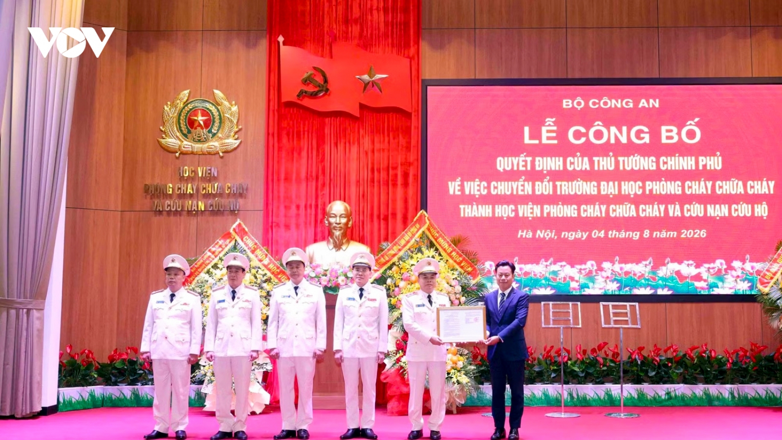 Chuyển Trường Đại học PCCC thành Học viện Phòng cháy chữa cháy và Cứu nạn cứu hộ