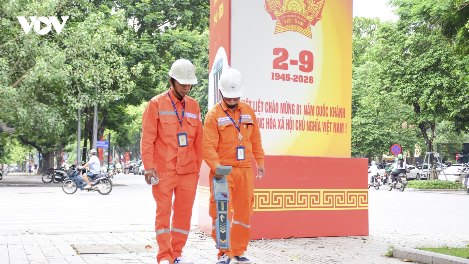 Tổng công ty Điện lực TP Hà Nội (EVNHANOI) ổn định chất lượng phục vụ Quốc Khánh