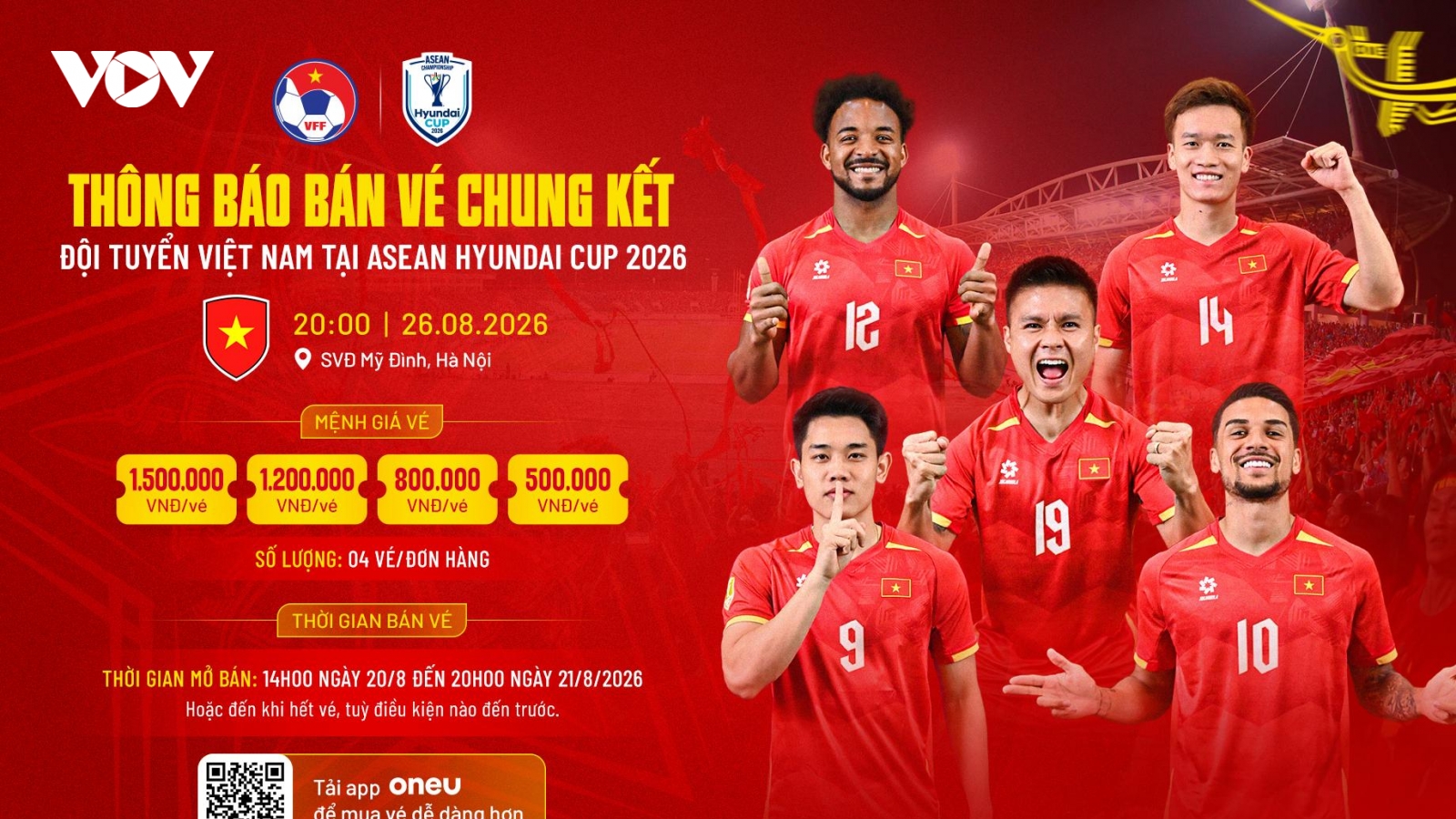 Giá vé trận chung kết ASEAN Cup 2026 Việt Nam vs Thái Lan có giá bao nhiêu?