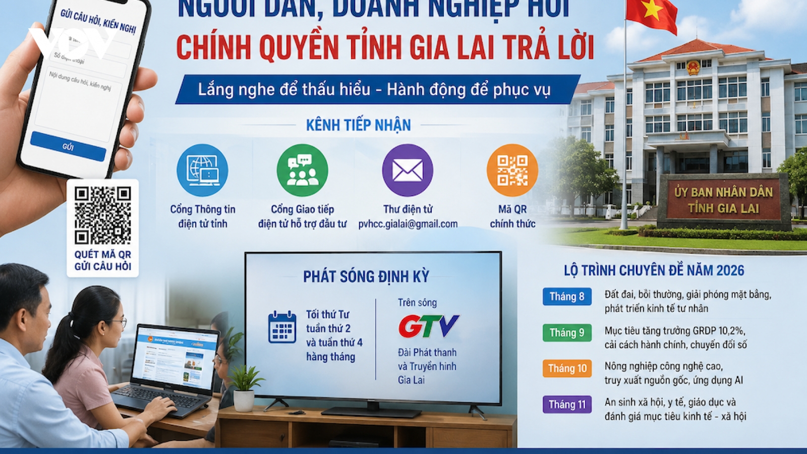Gia Lai đưa kiến nghị của người dân lên truyền hình, cam kết giải quyết đến cùng
