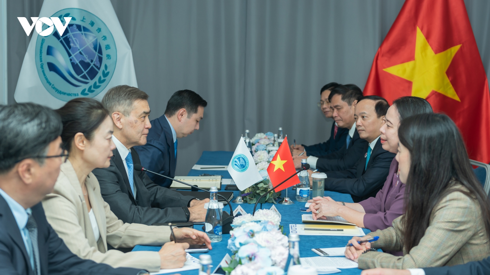 Phó Chủ tịch nước Võ Thị Ánh Xuân tiếp Tổng Thư ký Tổ chức Hợp tác Thượng Hải
