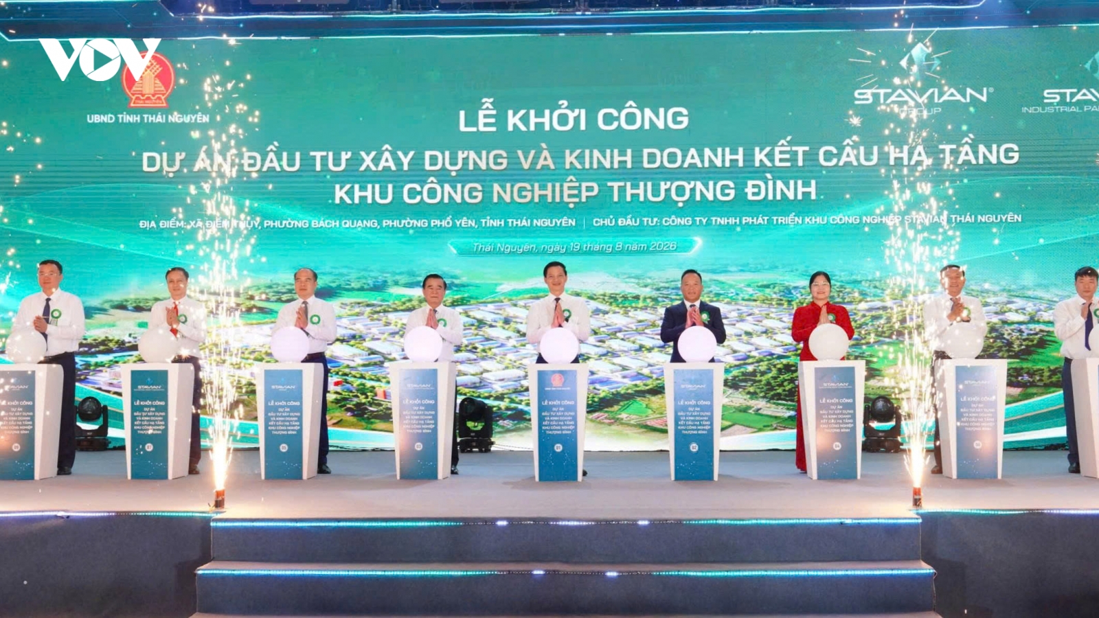 Thái Nguyên khởi công 2 dự án hơn 2.900 tỷ đồng