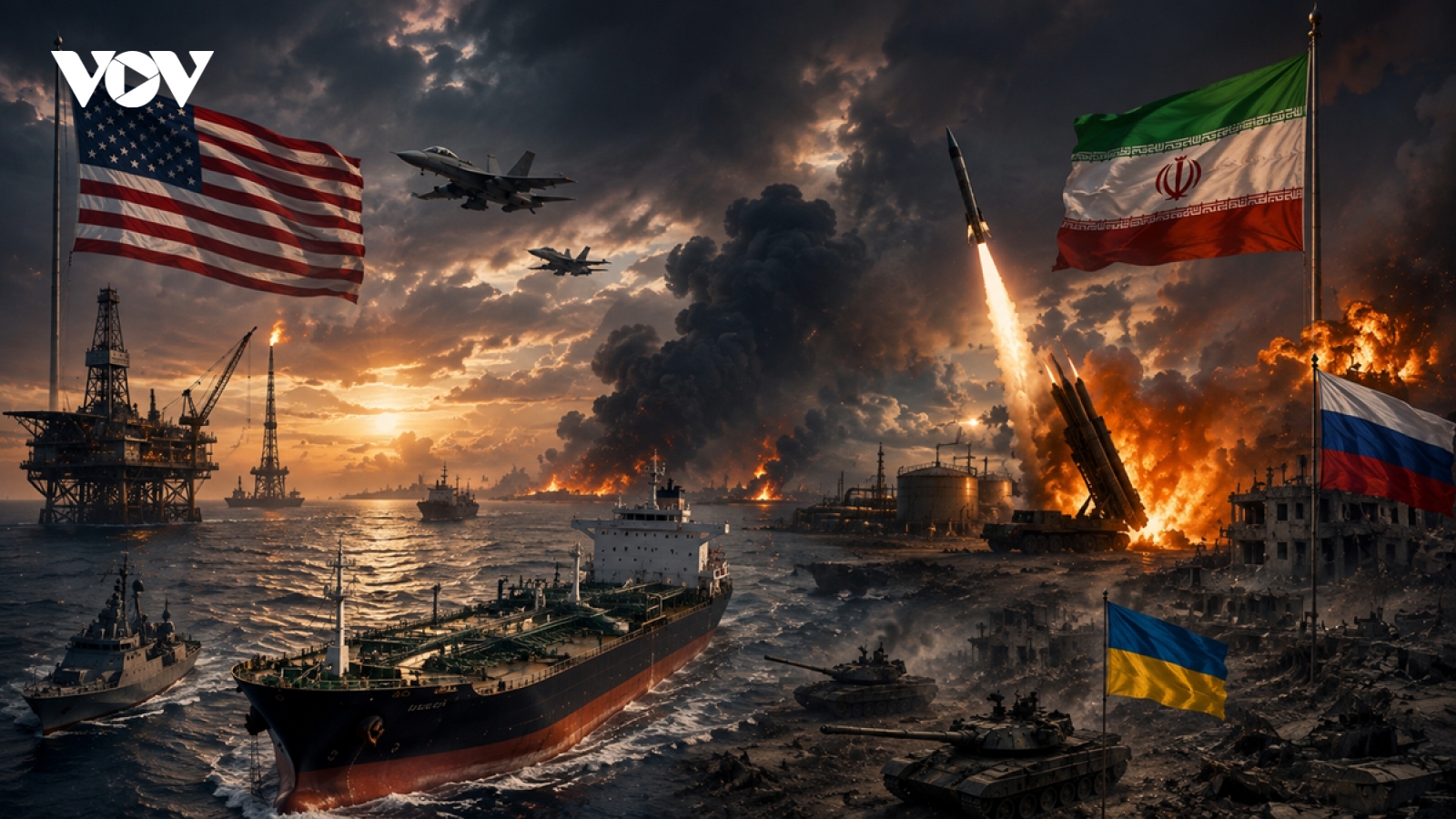 Hai điểm nóng Iran và Ukraine làm trầm trọng thêm khủng hoảng năng lượng toàn cầu