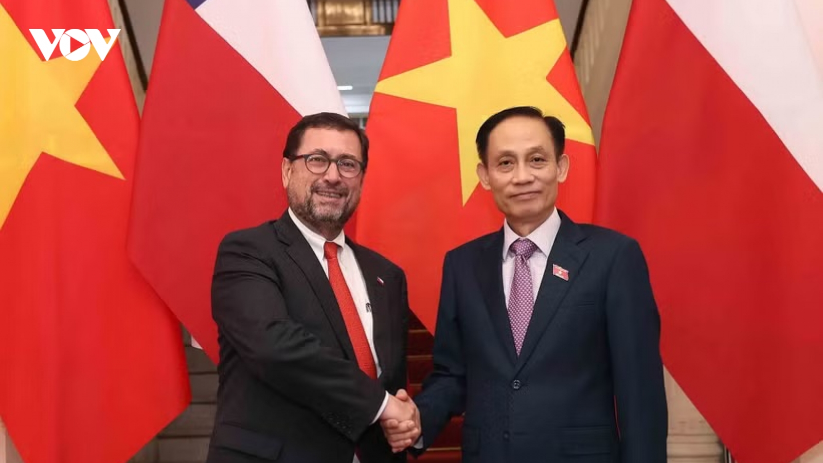 Bộ trưởng Ngoại giao Lê Hoài Trung hội đàm với Bộ trưởng ngoại giao Chile