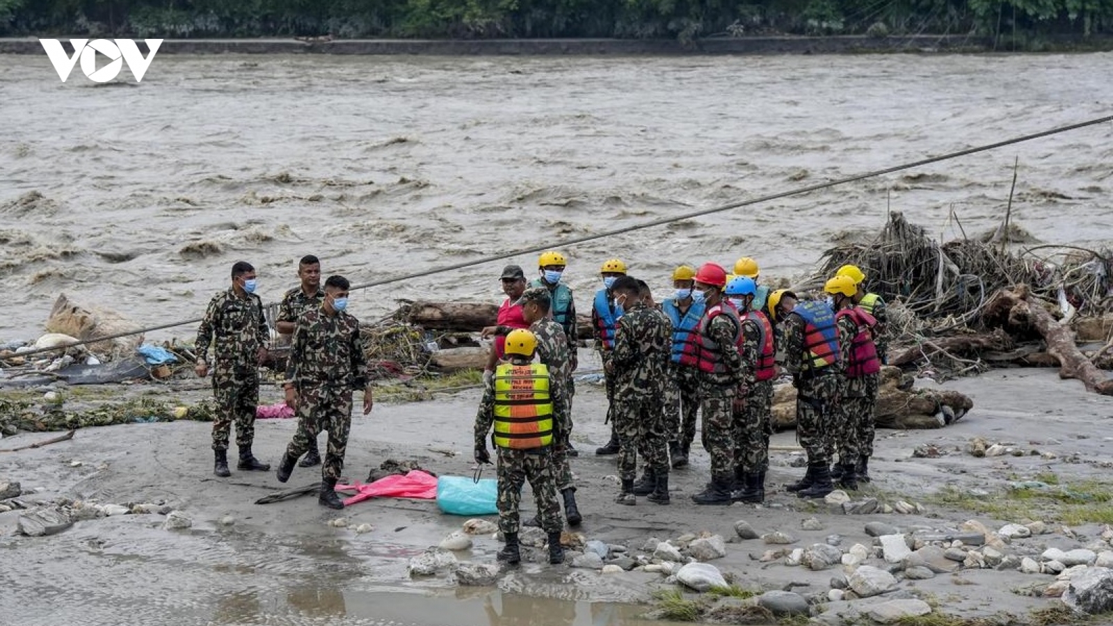 Sau lũ quét, Nepal cần hỗ trợ kỹ thuật, chưa cần trợ giúp tìm kiếm cứu nạn