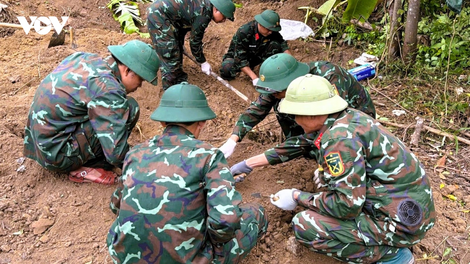 Quy tập 4 hài cốt liệt sĩ tại tại phường Quảng Trị, tỉnh Quảng Trị