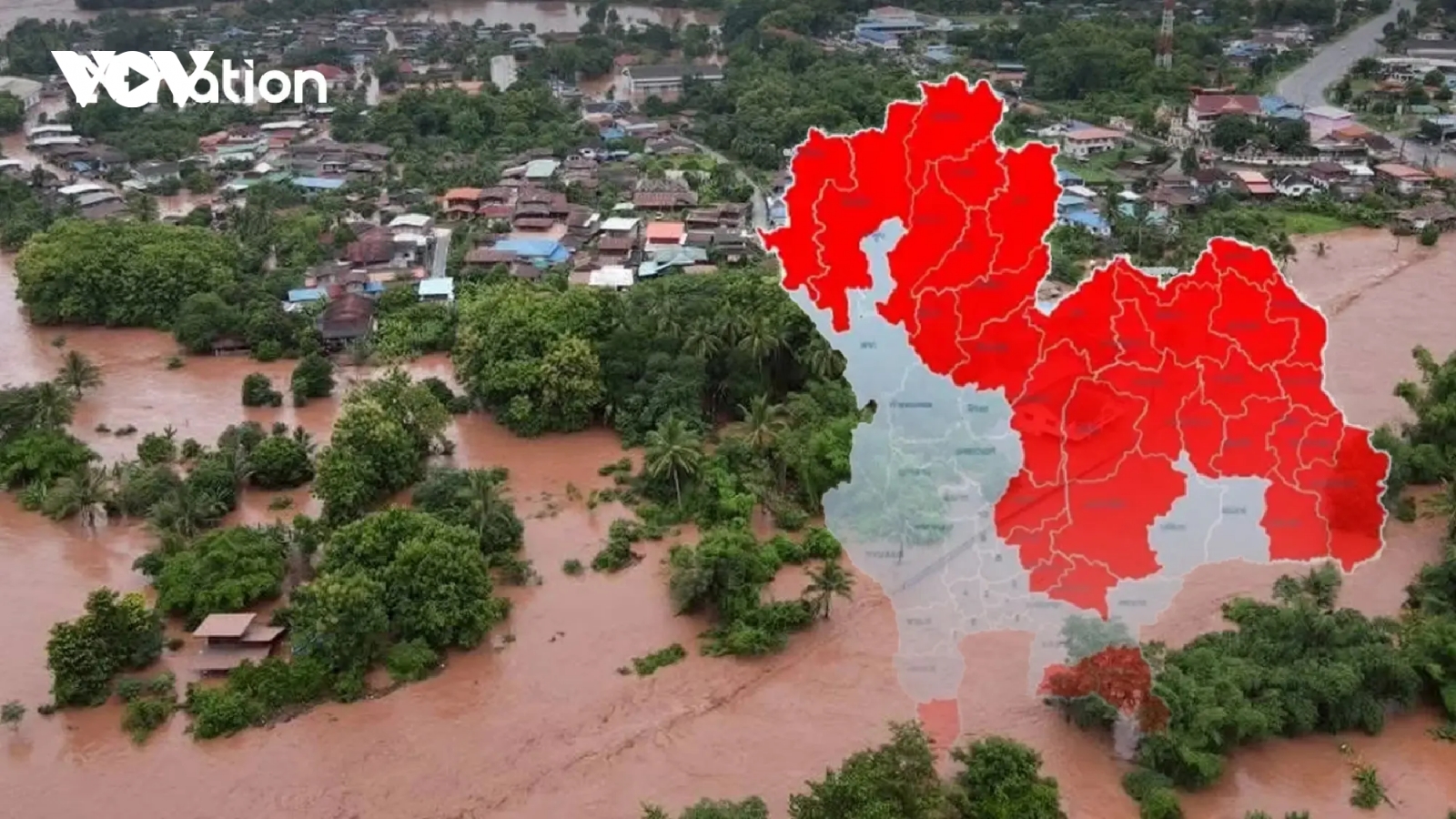 Thái Lan báo động lũ quét trên diện rộng