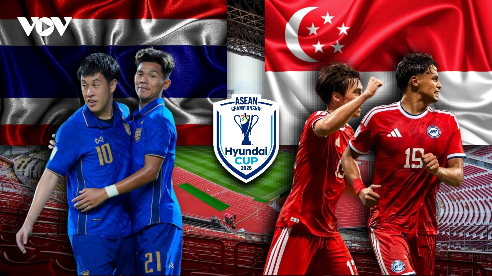 Dự đoán kết quả và đội hình ra sân trận Thái Lan vs Singapore ASEAN Cup 2026