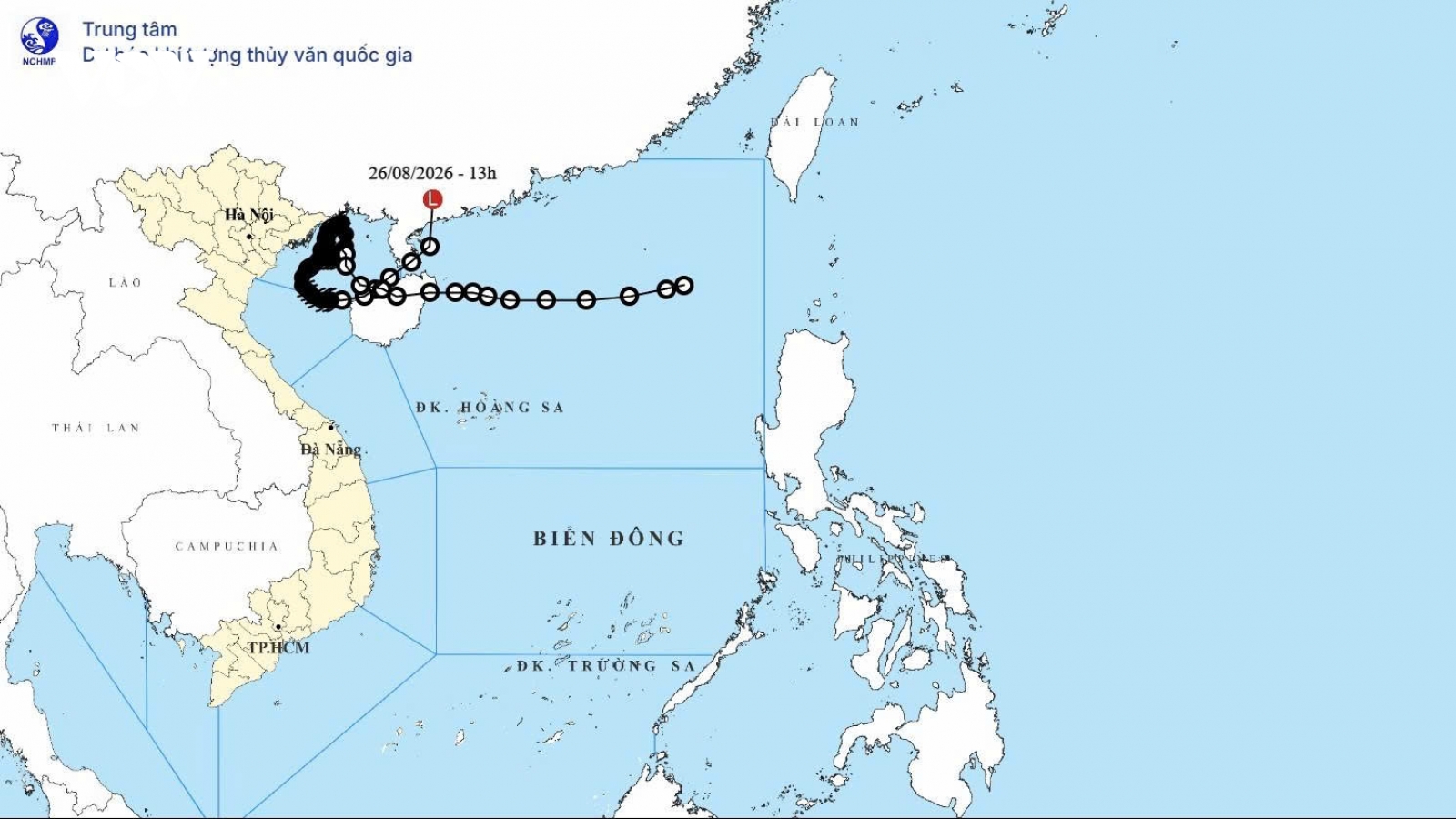Bão số 4 suy yếu thành vùng áp thấp và tan dần
