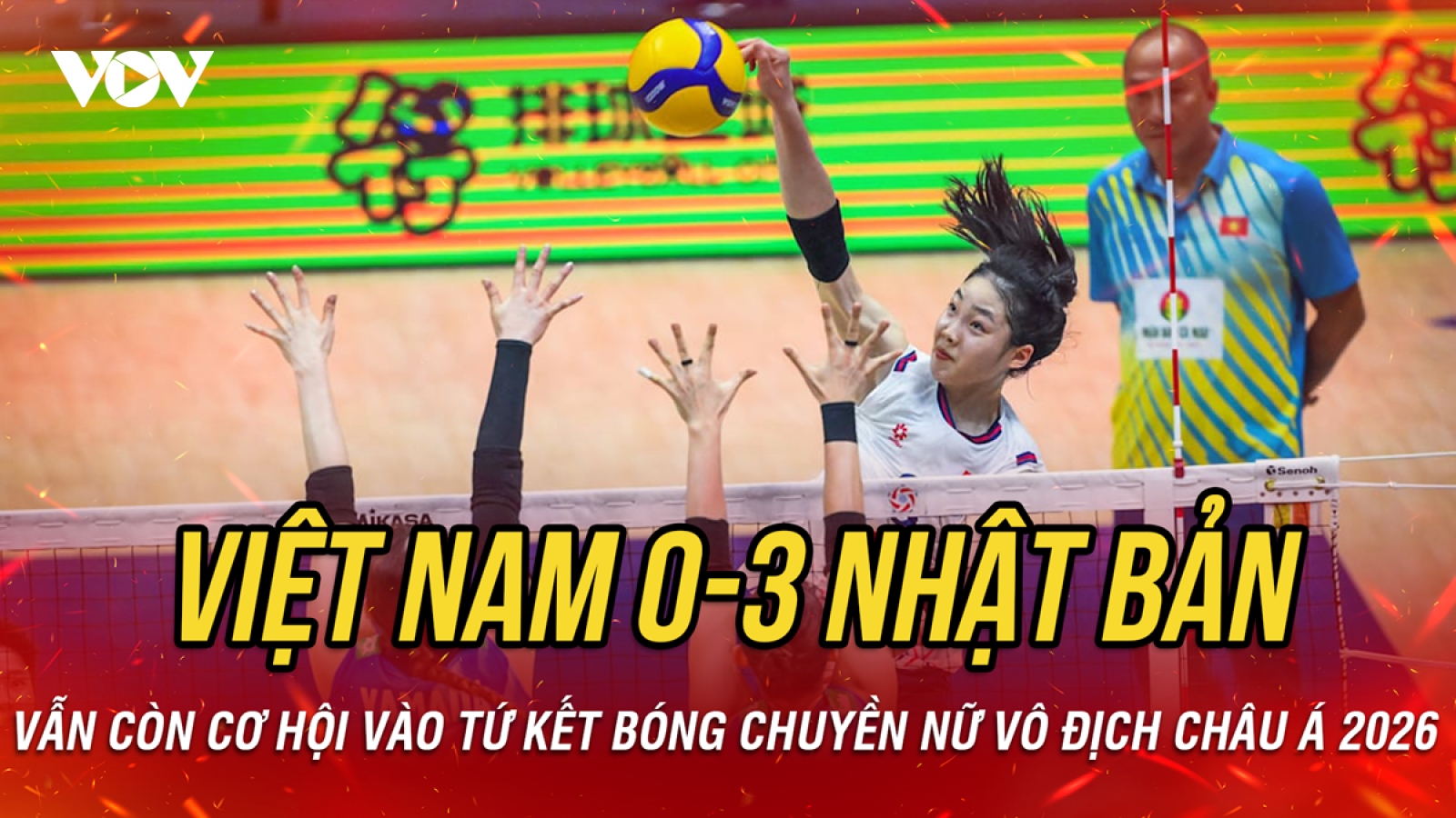 Kết quả bóng chuyền nữ hôm nay 25/8: ĐT Việt Nam thua Nhật Bản 0-3