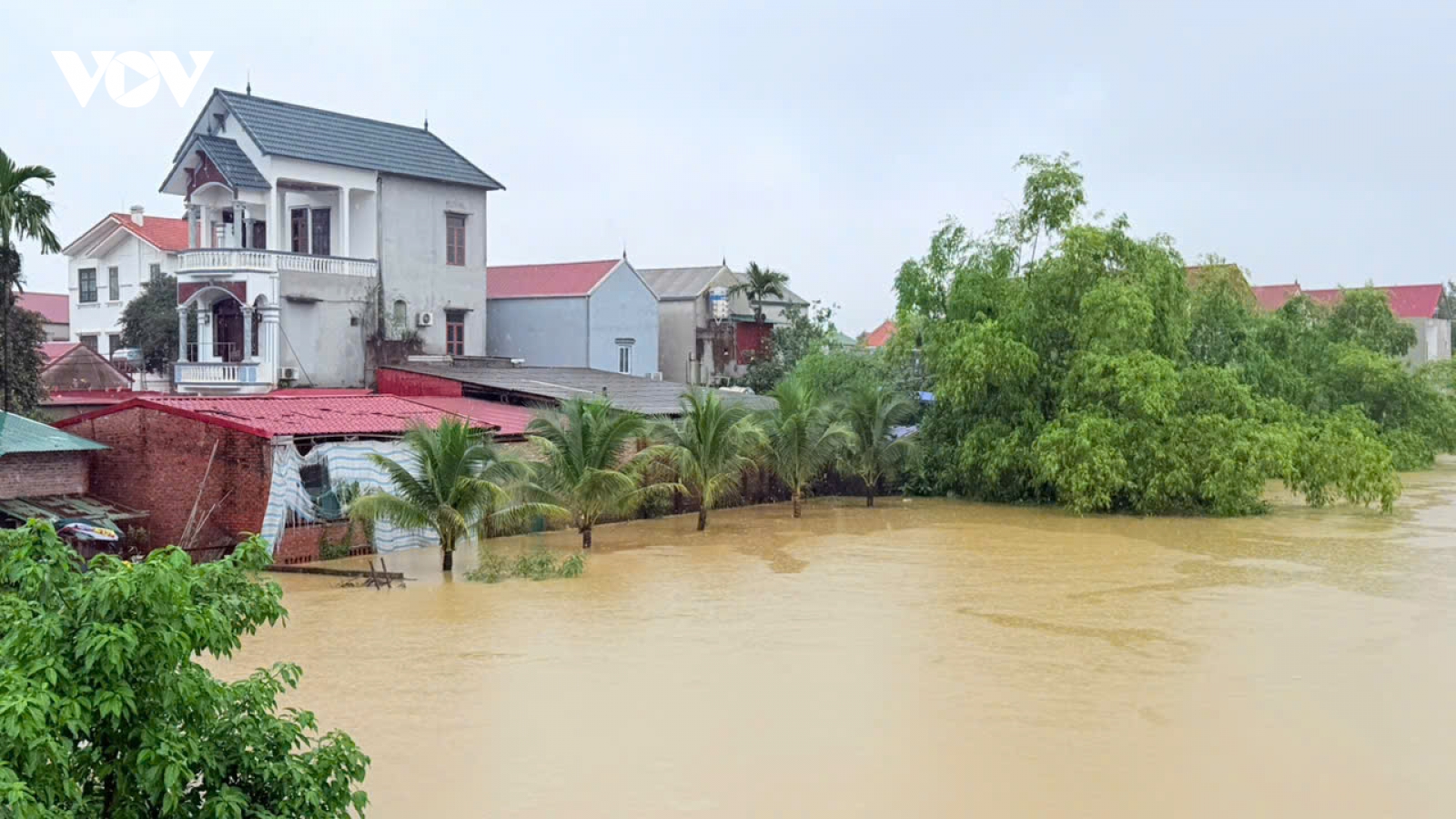 Nước sông Bùi dâng cao, người dân ngoại thành Hà Nội chật vật chống ngập