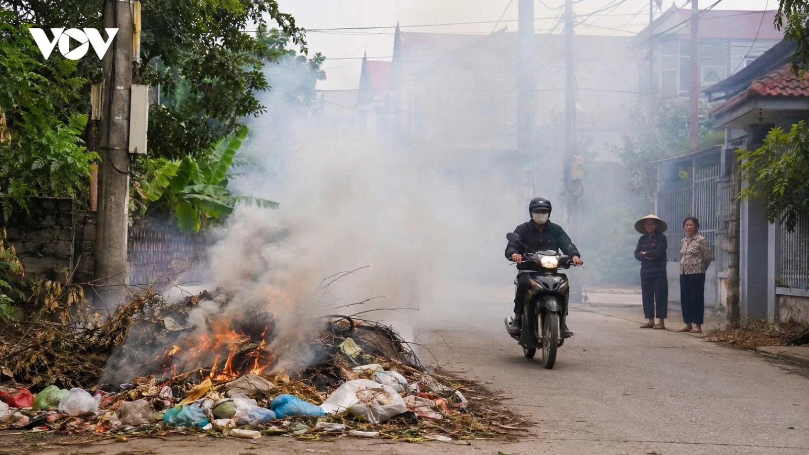 Không đốt rác, giữ lại một bầu trời xanh