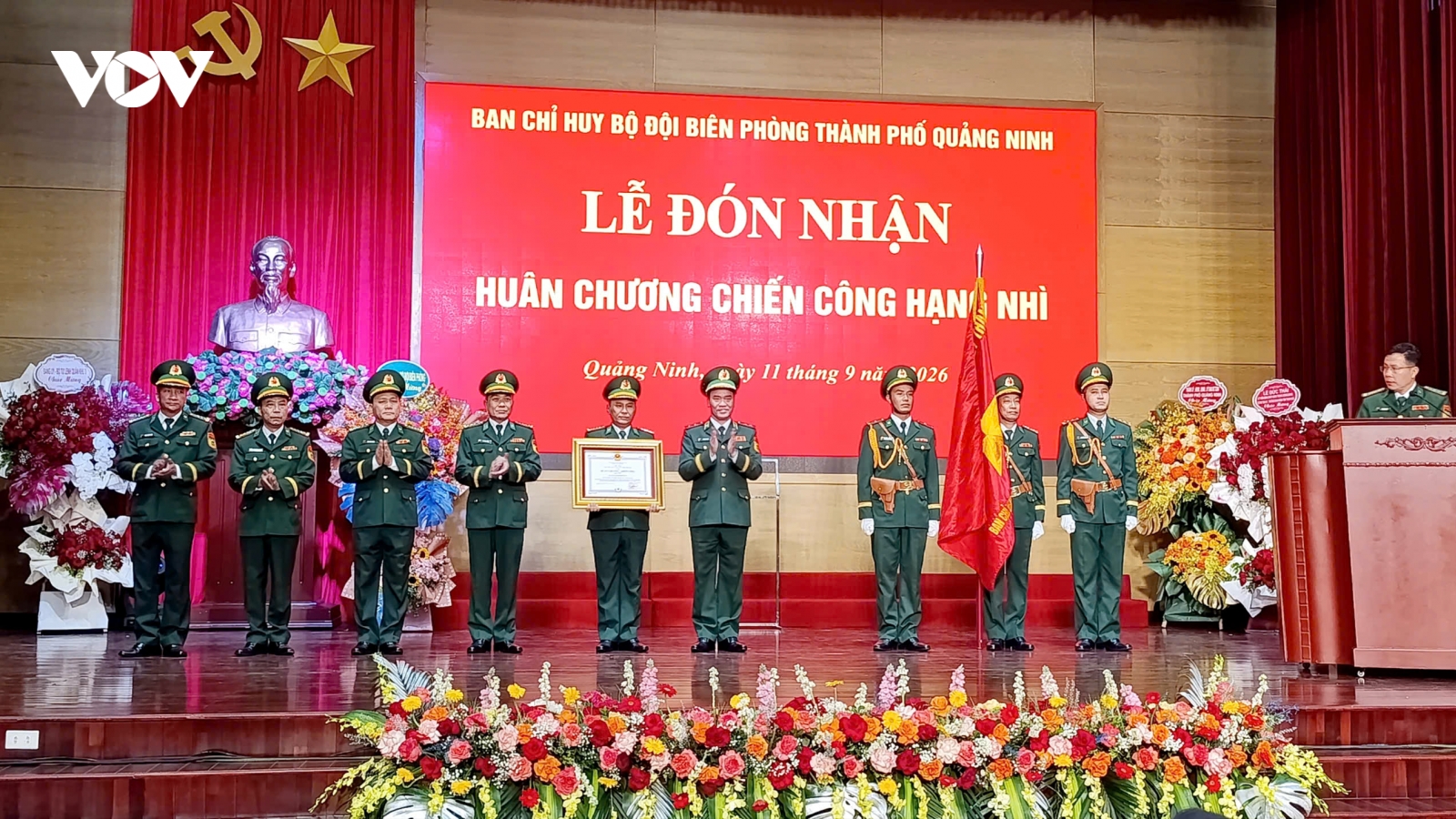 Bộ đội Biên phòng Quảng Ninh đón nhận Huân chương Chiến công hạng Nhì