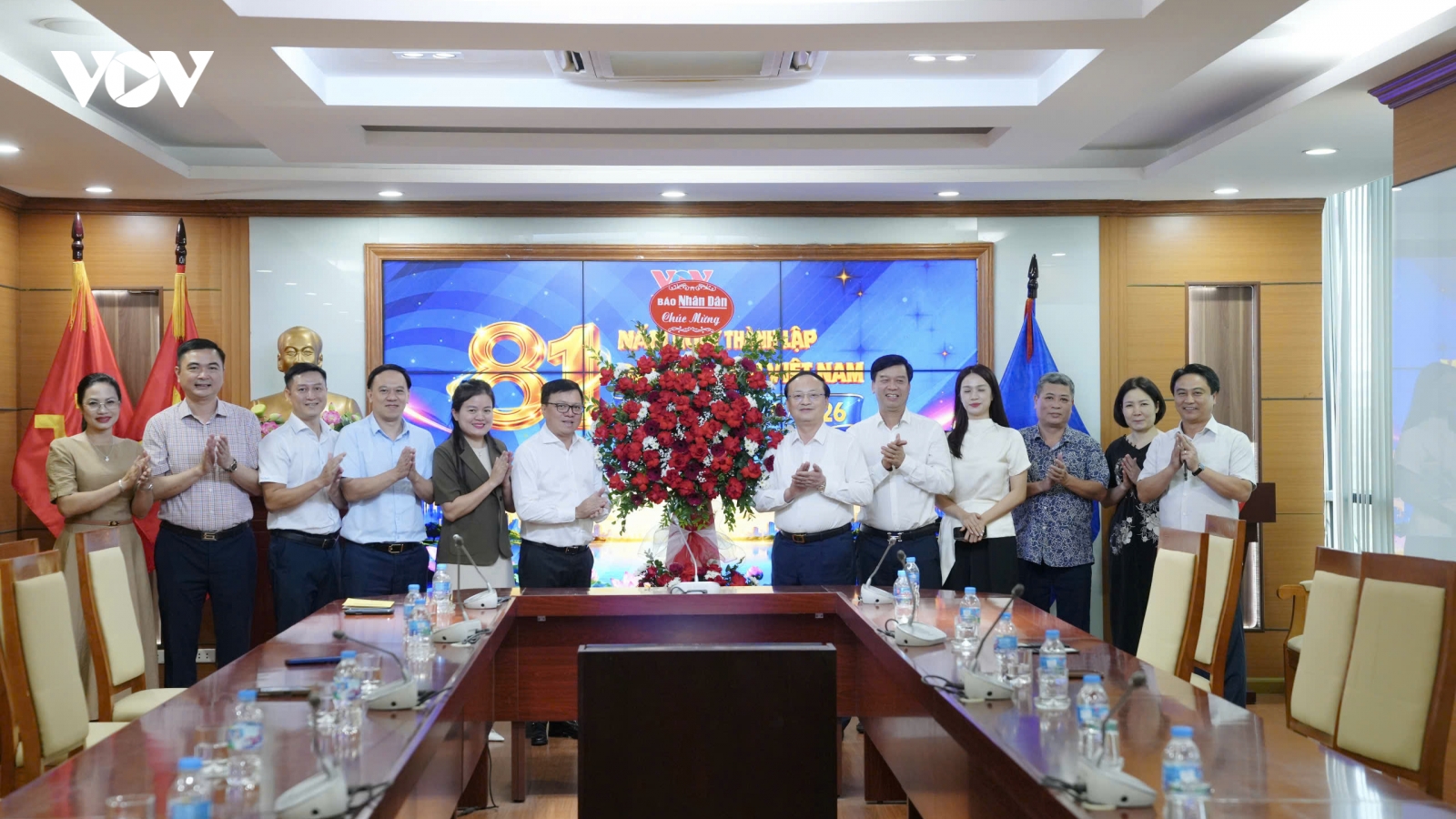 VTV, Báo Nhân Dân và nhiều đơn vị chúc mừng VOV nhân 81 năm thành lập