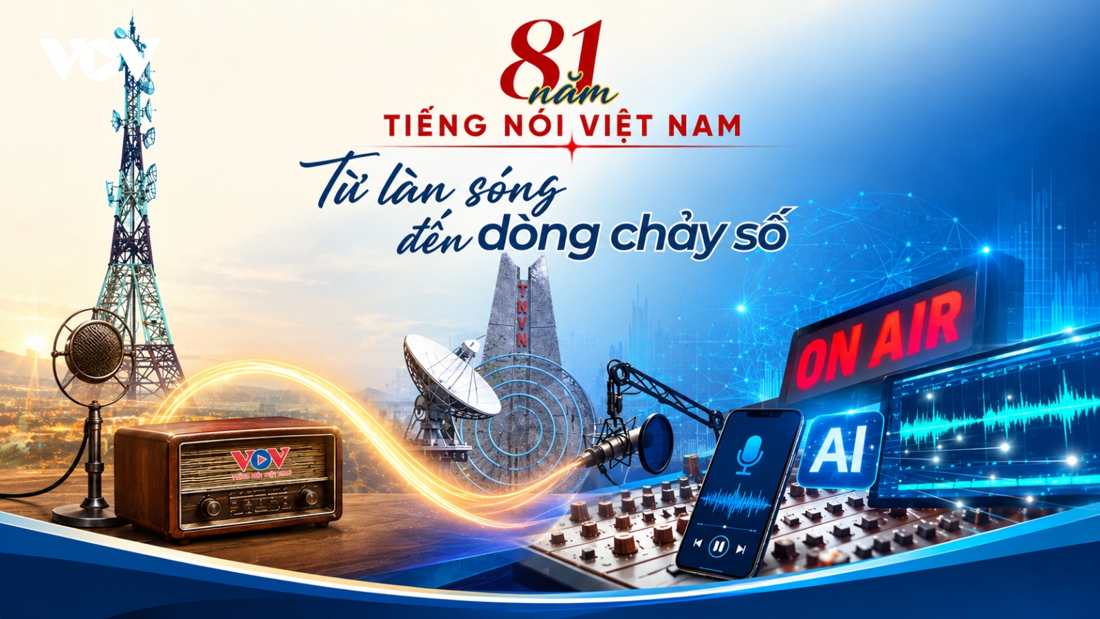 81 năm Tiếng nói Việt Nam: Từ làn sóng đến dòng chảy số