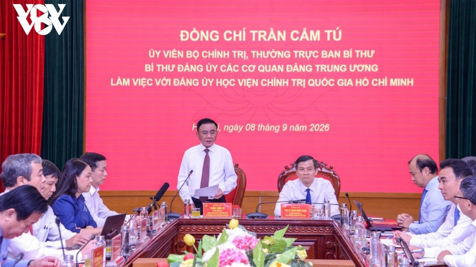 Học viện Chính trị Quốc gia Hồ Chí Minh phải là hình mẫu về xây dựng Đảng, đổi mới đào tạo