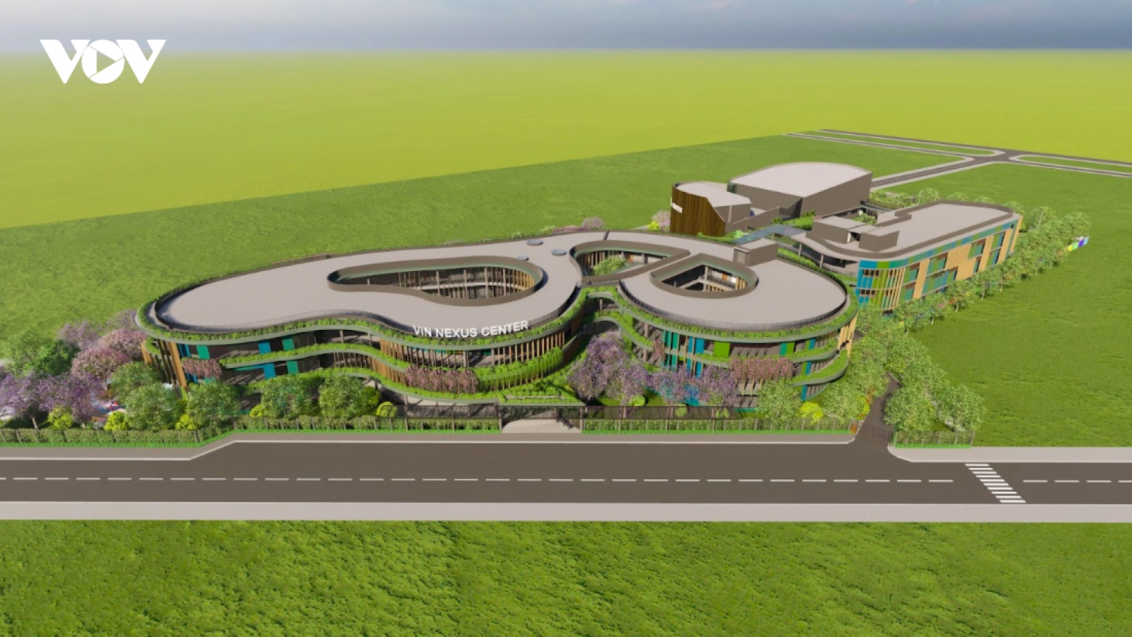 Vin Nexus Center - trường học hạnh phúc hình trái tim và những gam màu rất “lạ”