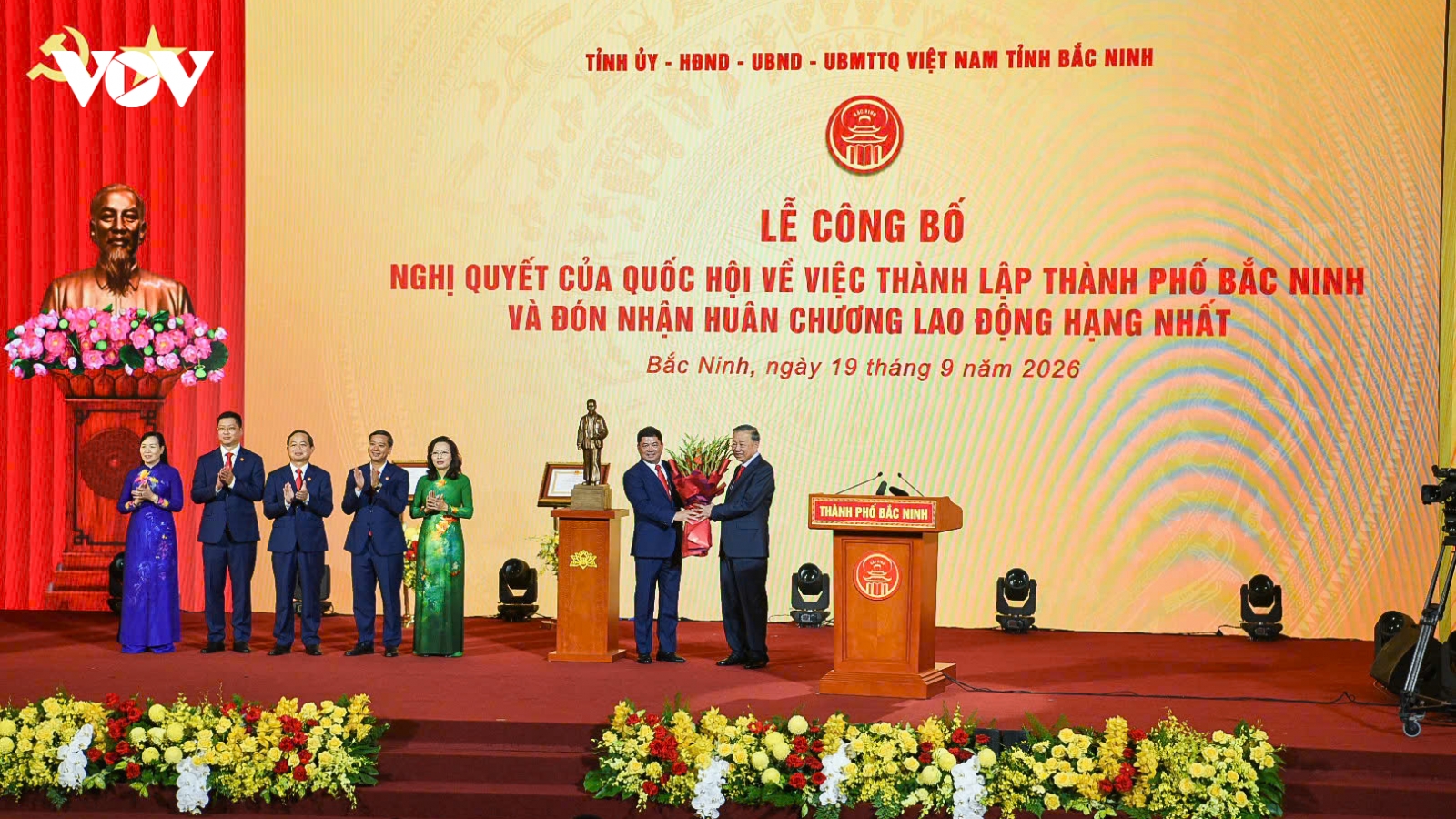 Tổng Bí thư, Chủ tịch nước Tô Lâm dự lễ công bố thành lập thành phố Bắc Ninh