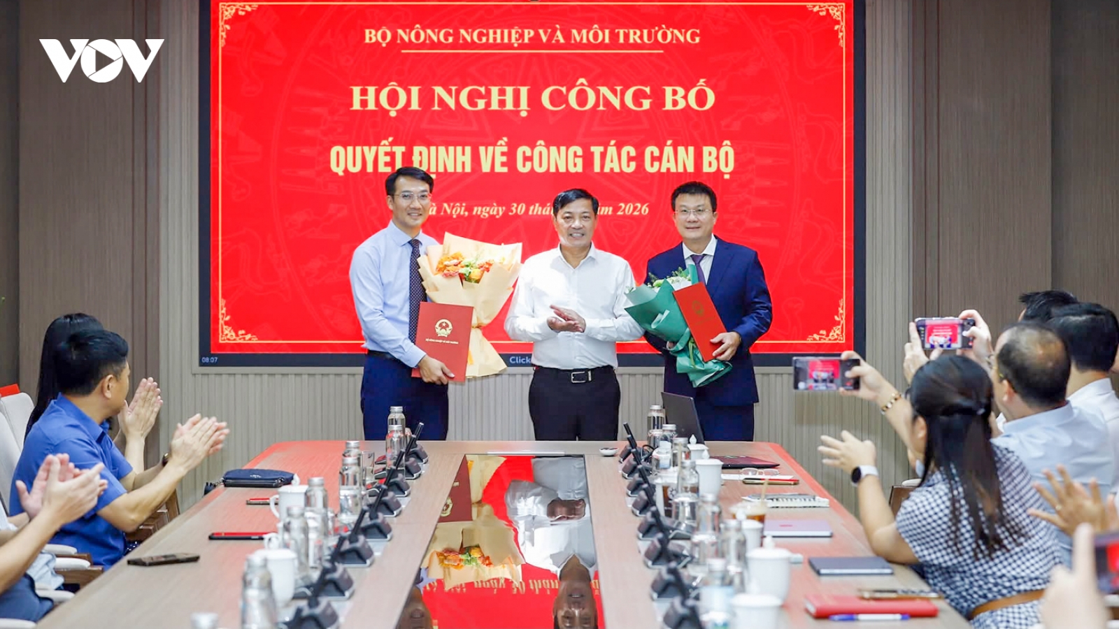 Bộ Nông nghiệp và Môi trường bổ nhiệm Cục trưởng và Cục phó Cục Biến đổi khí hậu