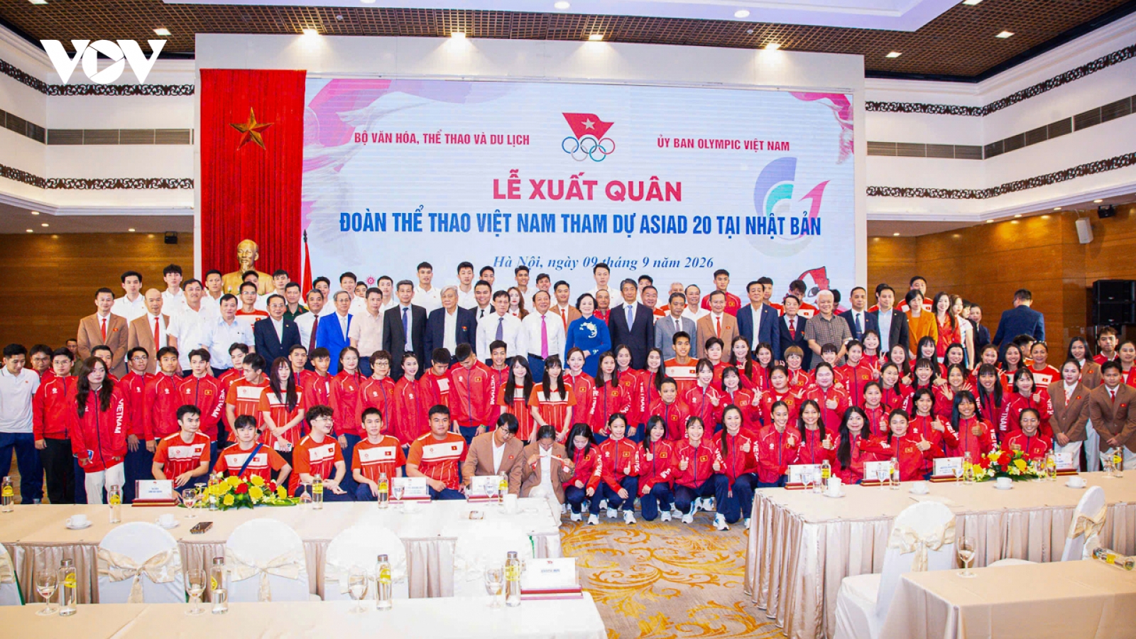 Đoàn Thể thao Việt Nam đặt mục tiêu giành từ 4 HCV trở lên tại ASIAD 2026